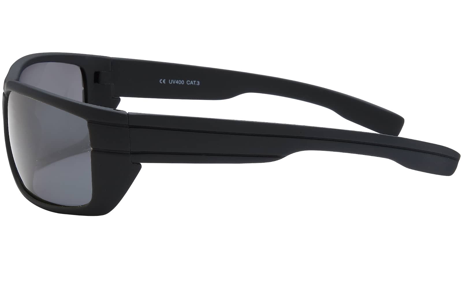Herren Sport Sonnen Brille Polarisiert Rechteckig Matt Verspiegelt