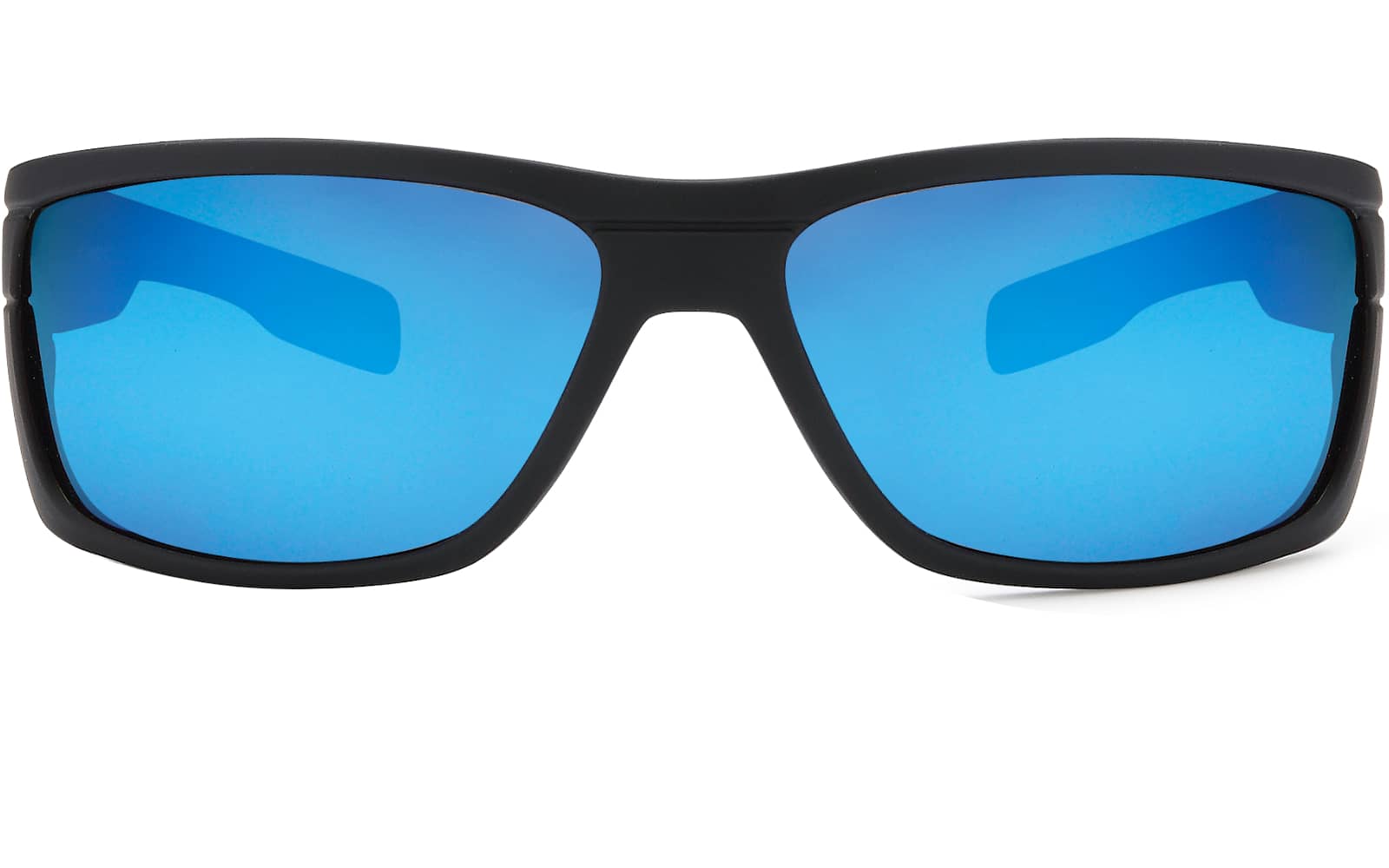 Schwarz Blau Verspiegelt