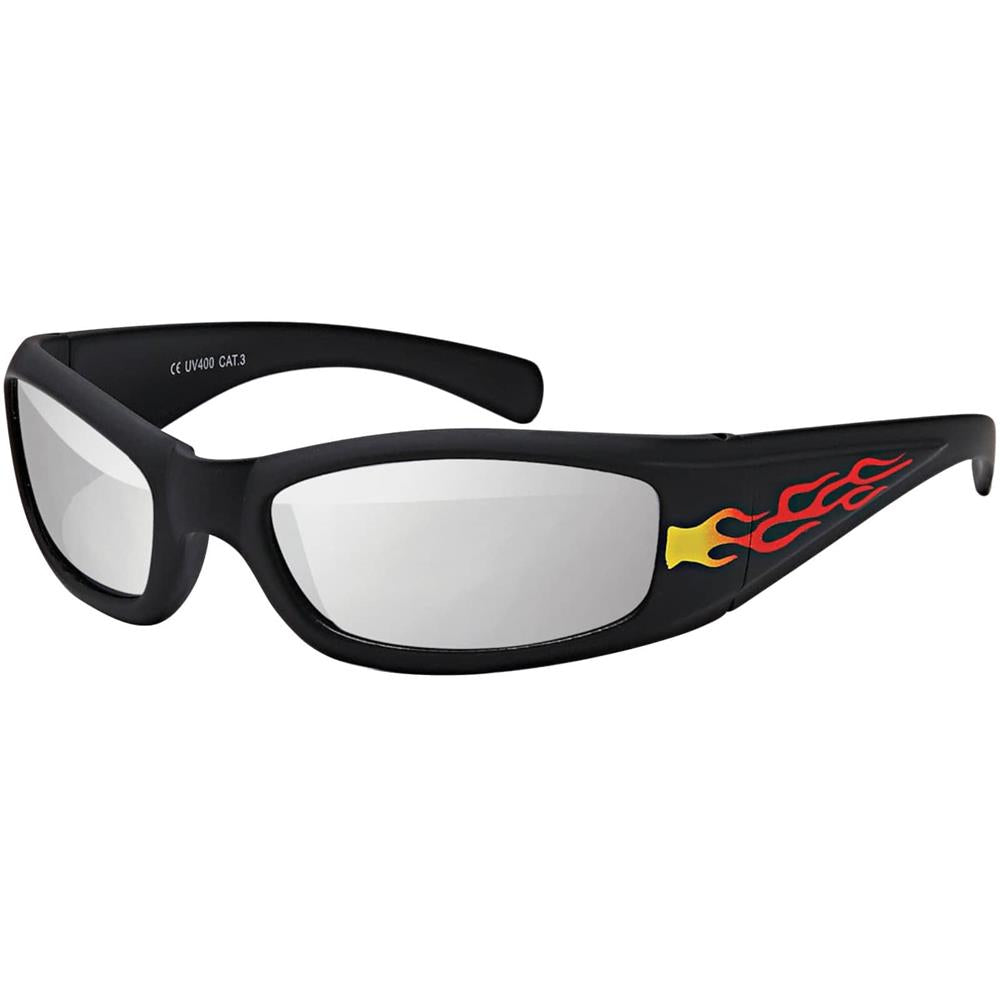 Coole Kinder Sonnenbrille mit Flammen-Design