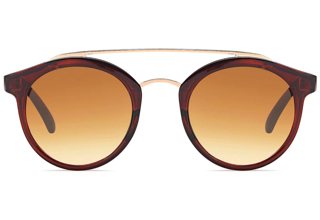 Damen Herren Deppelsteg Designer Sonnenbrille