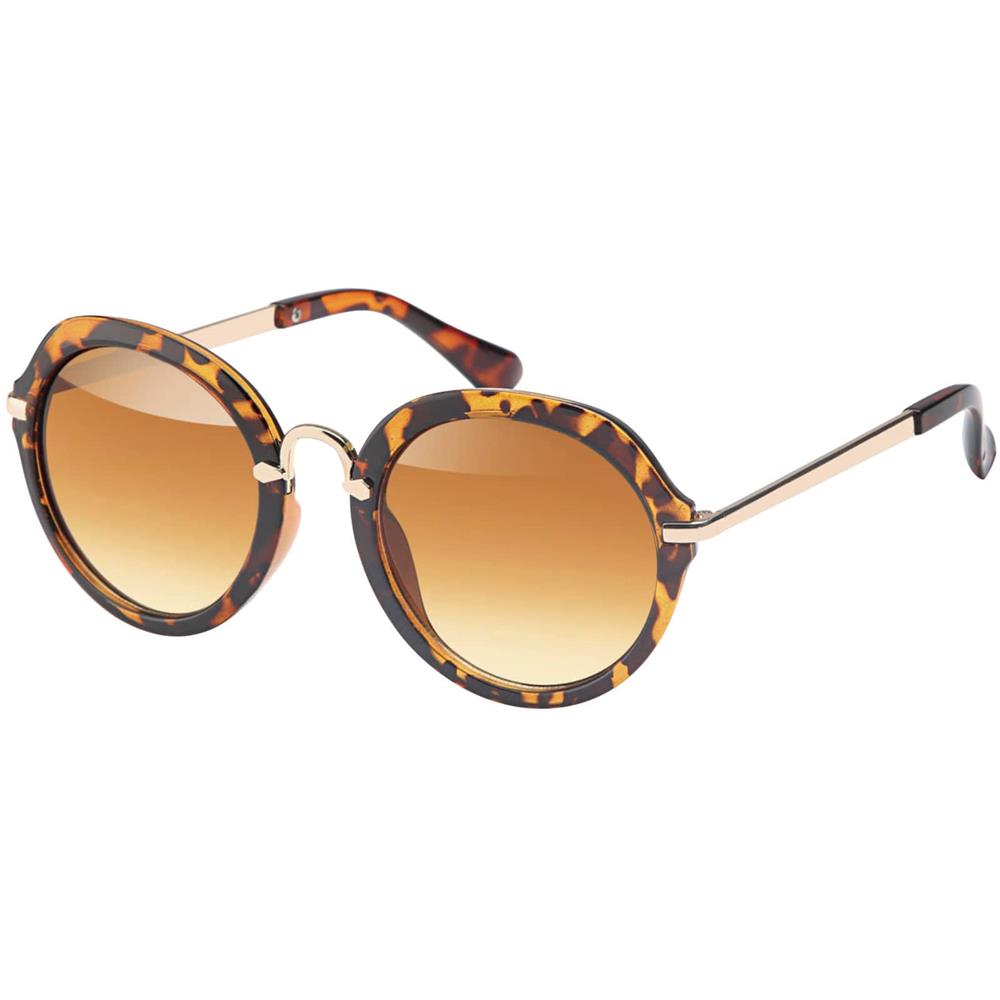 Damen Sonnenbrille mit Runden Farbverlaufsgläsern