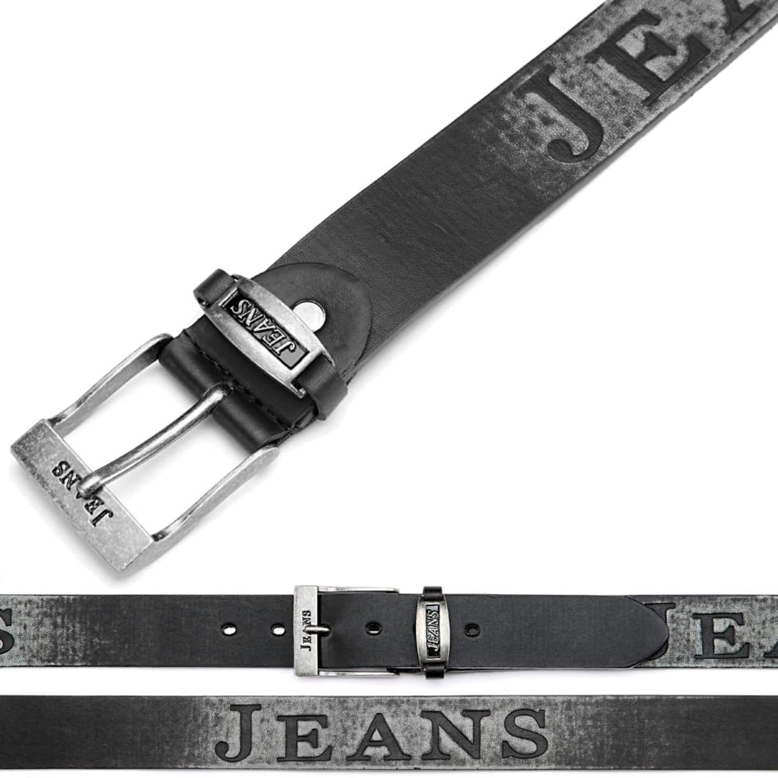 Herren Jeans Gürtel mit Aufdruck Jeans