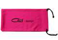 Brillenbeutel für Sonnenbrillen Etui Pink