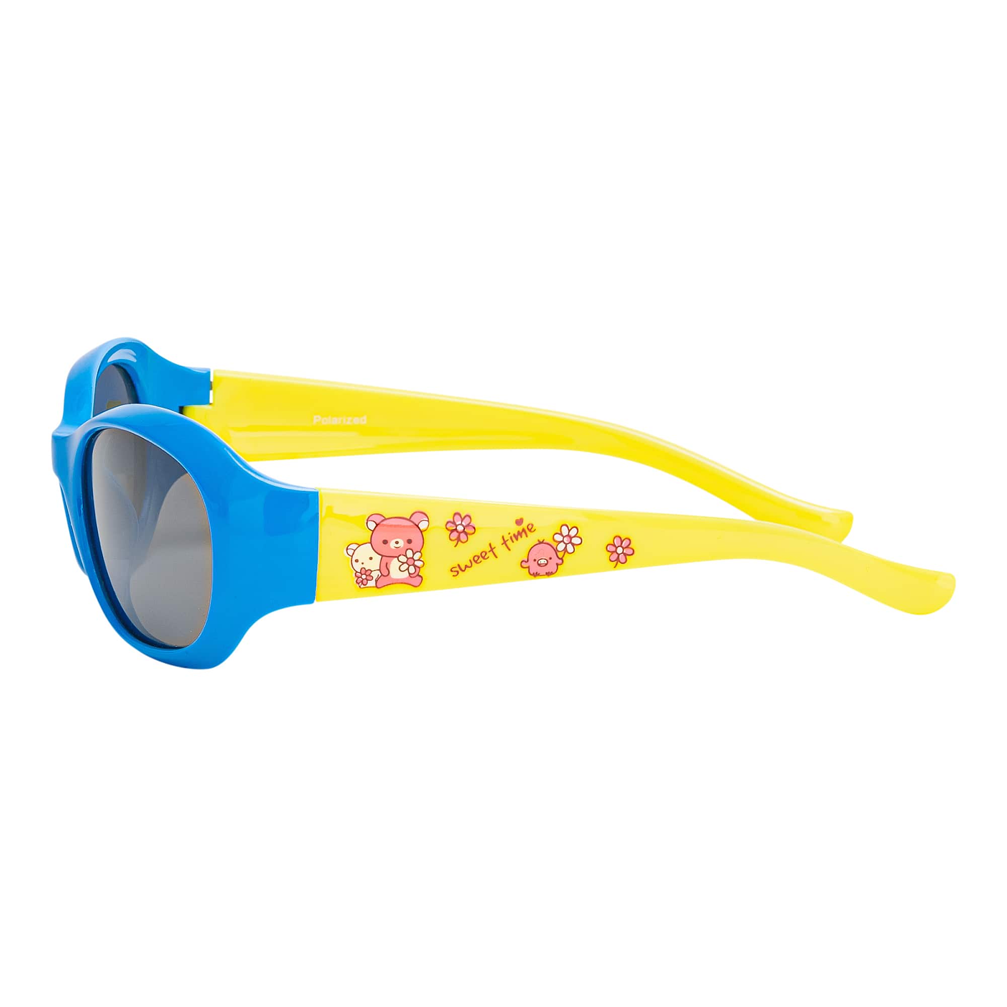 Mädchen Kinder Blümchen Brille Polarisiert