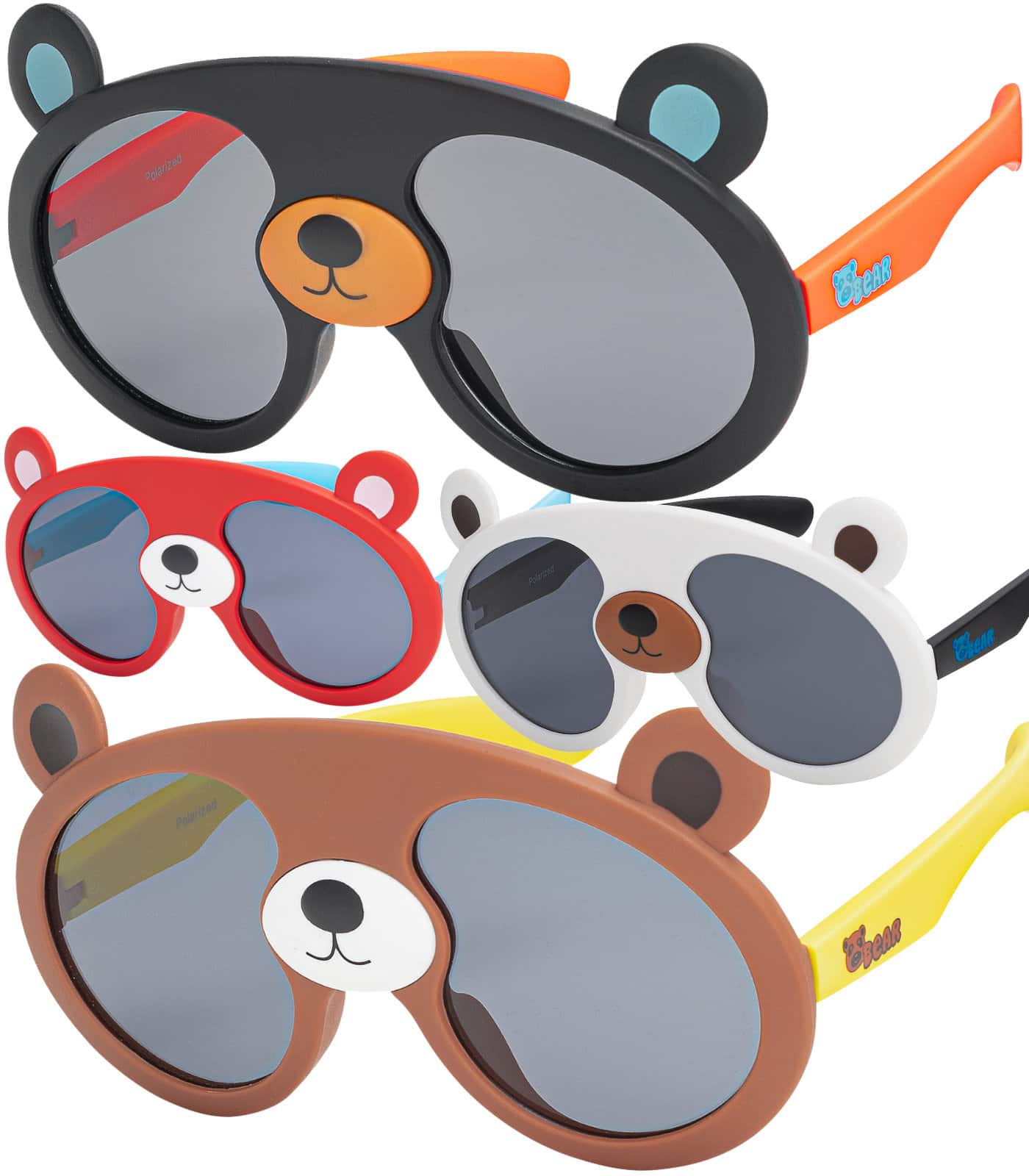 Polarisierte Kinder Motiv Bärchen Sonnenbrille
