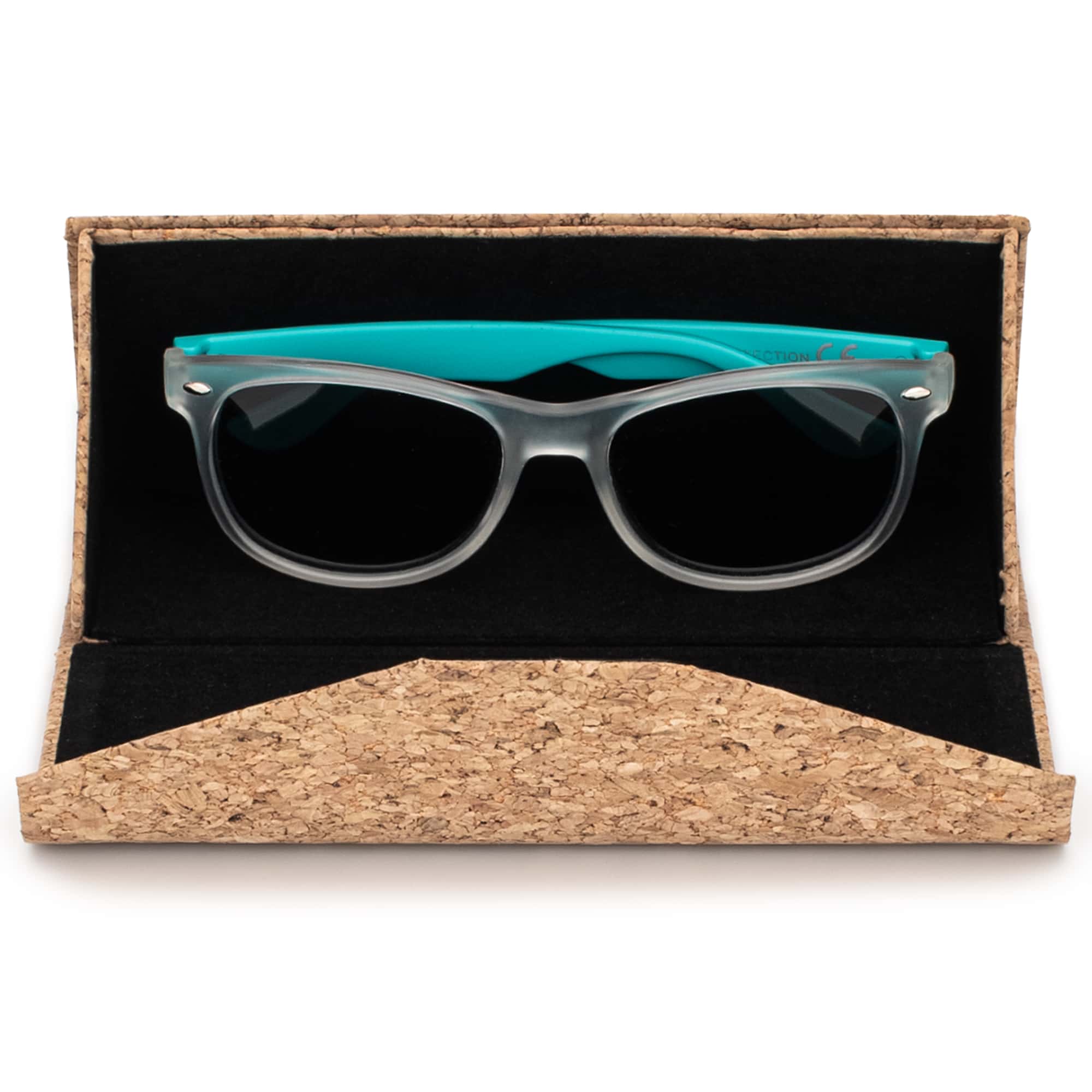 Brillen Case Kork Optik für Sonnenbrillen