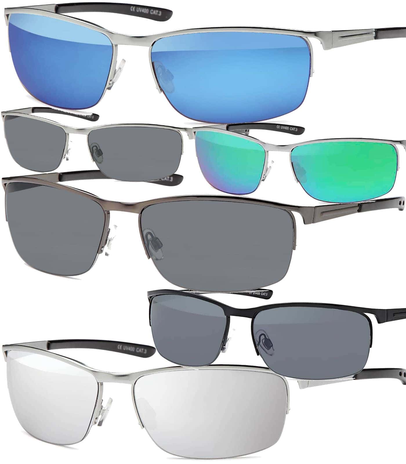 Herren Sportliche Sonnenbrille