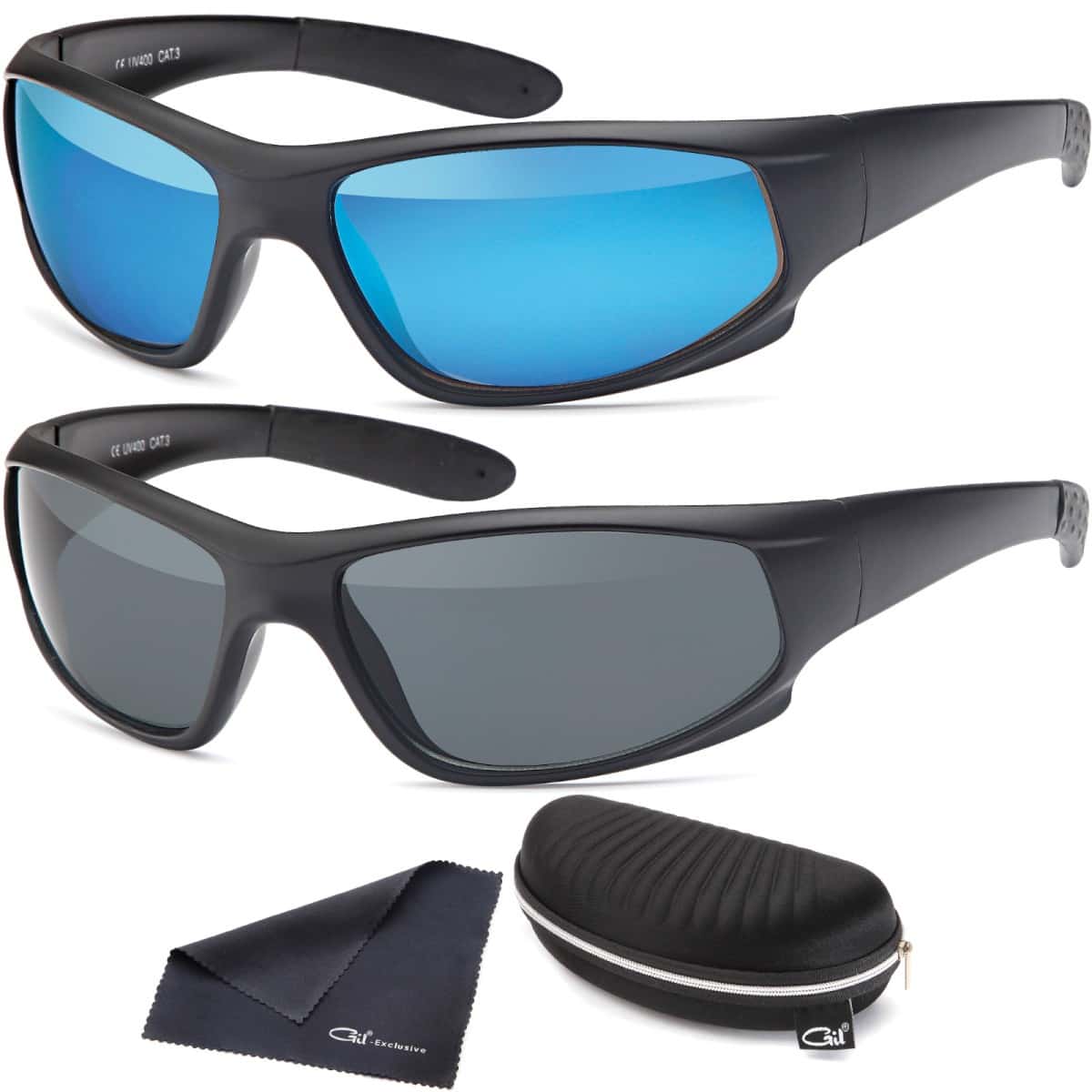 Biker Polarisierende Pilotenbrille