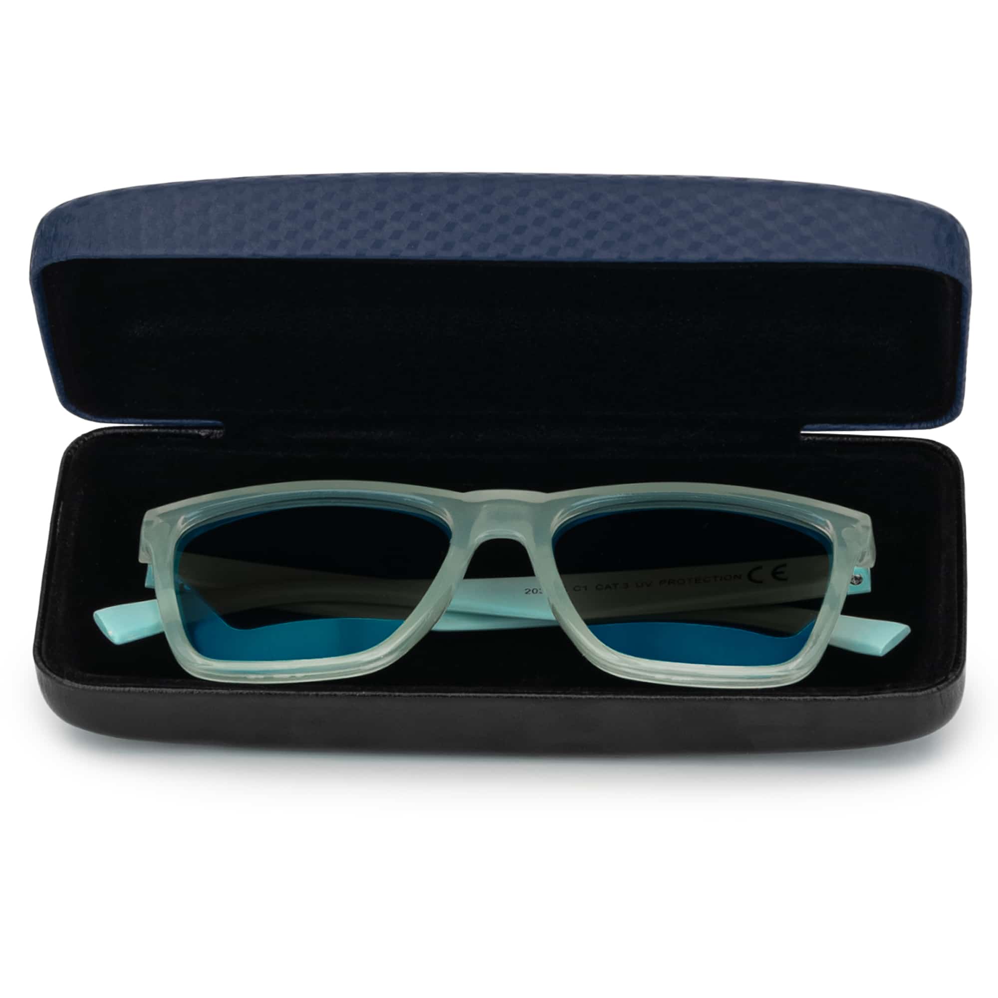 Brillen Case Carbonat Optik für Sonnenbrillen