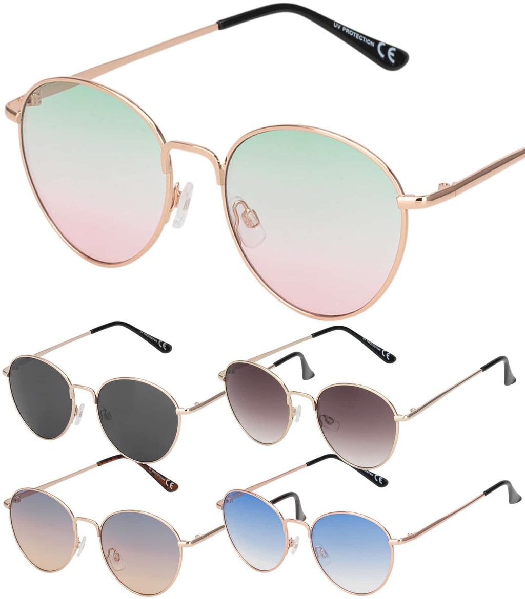 Runde Damen Sonnenbrille