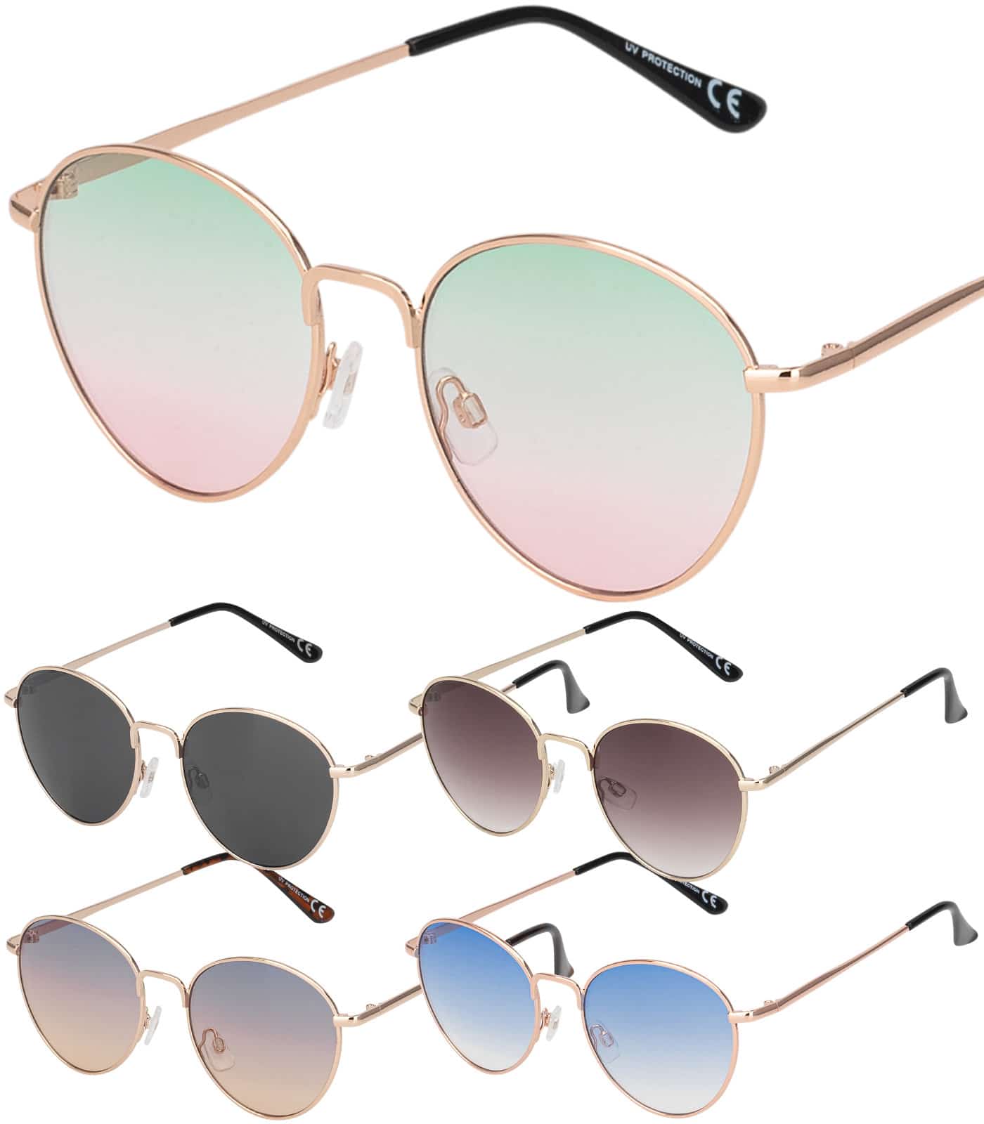 Runde Damen Sonnenbrille
