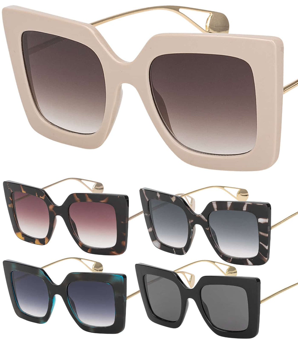 Damen Sonnenbrille in Brillanten Farbtönen