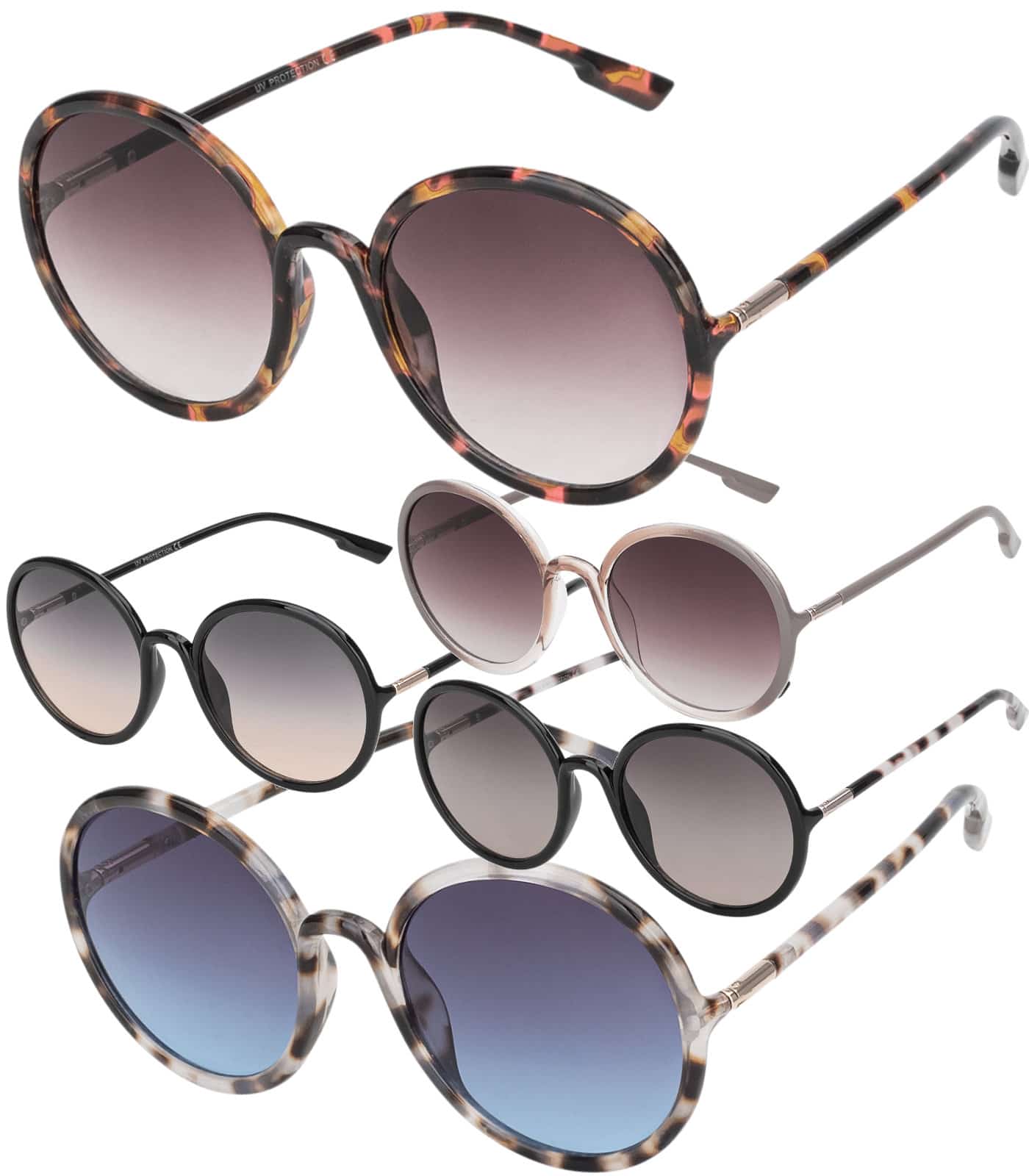 Rundglas Damen Sonnenbrille