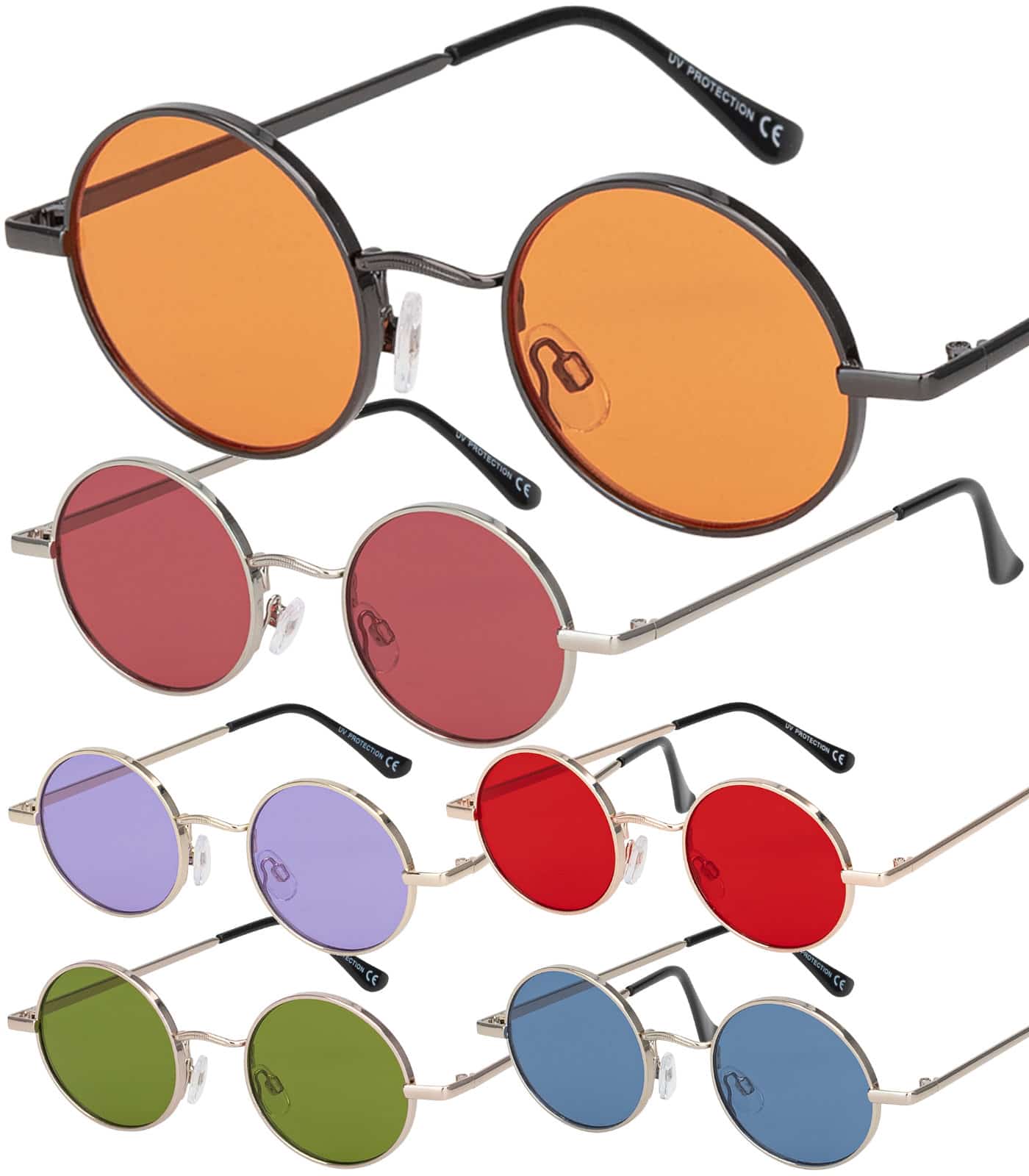 Runde Damen Sonnenbrille
