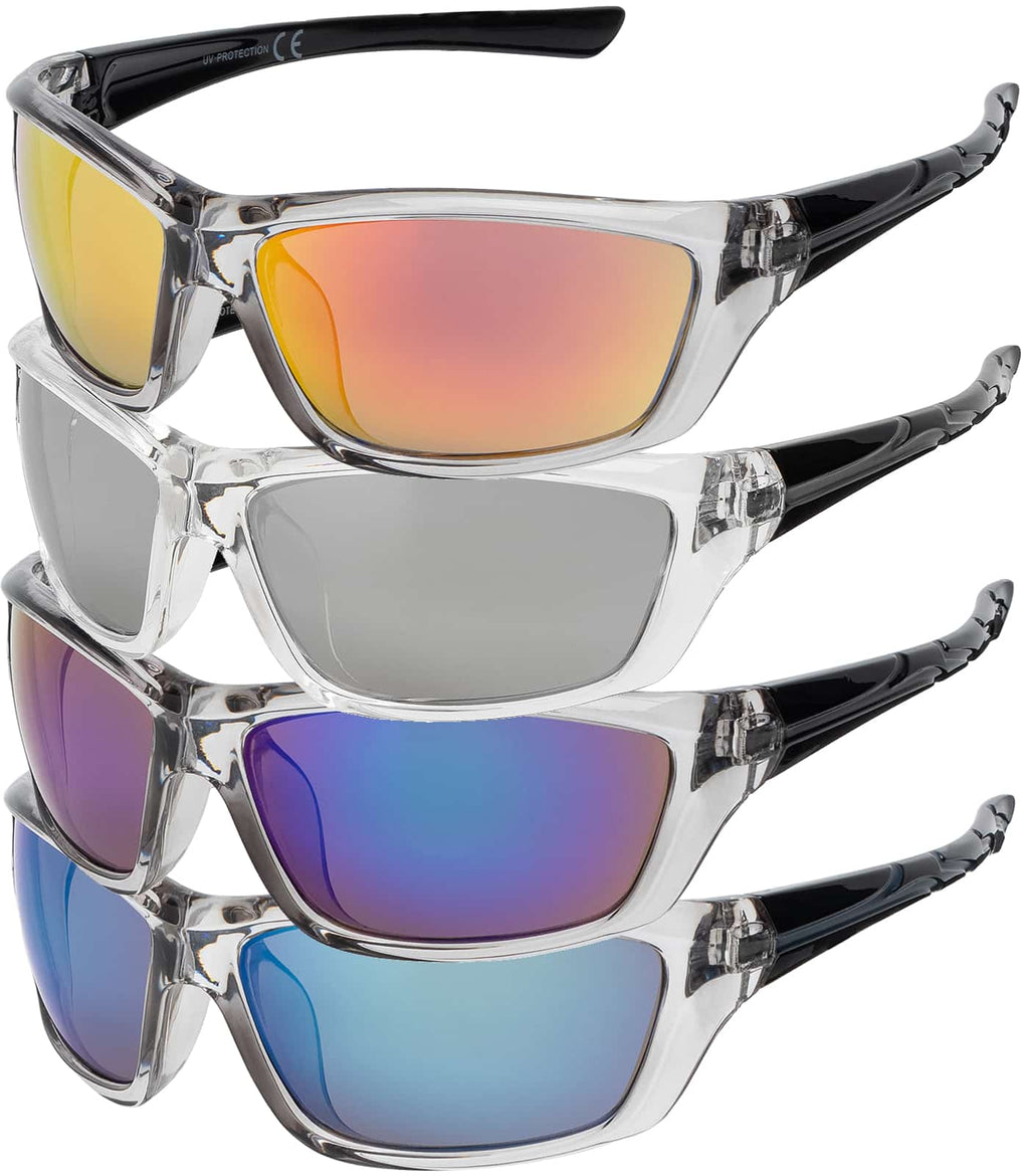 Unisex Sportliche Sonnenbrille Verspiegelt
