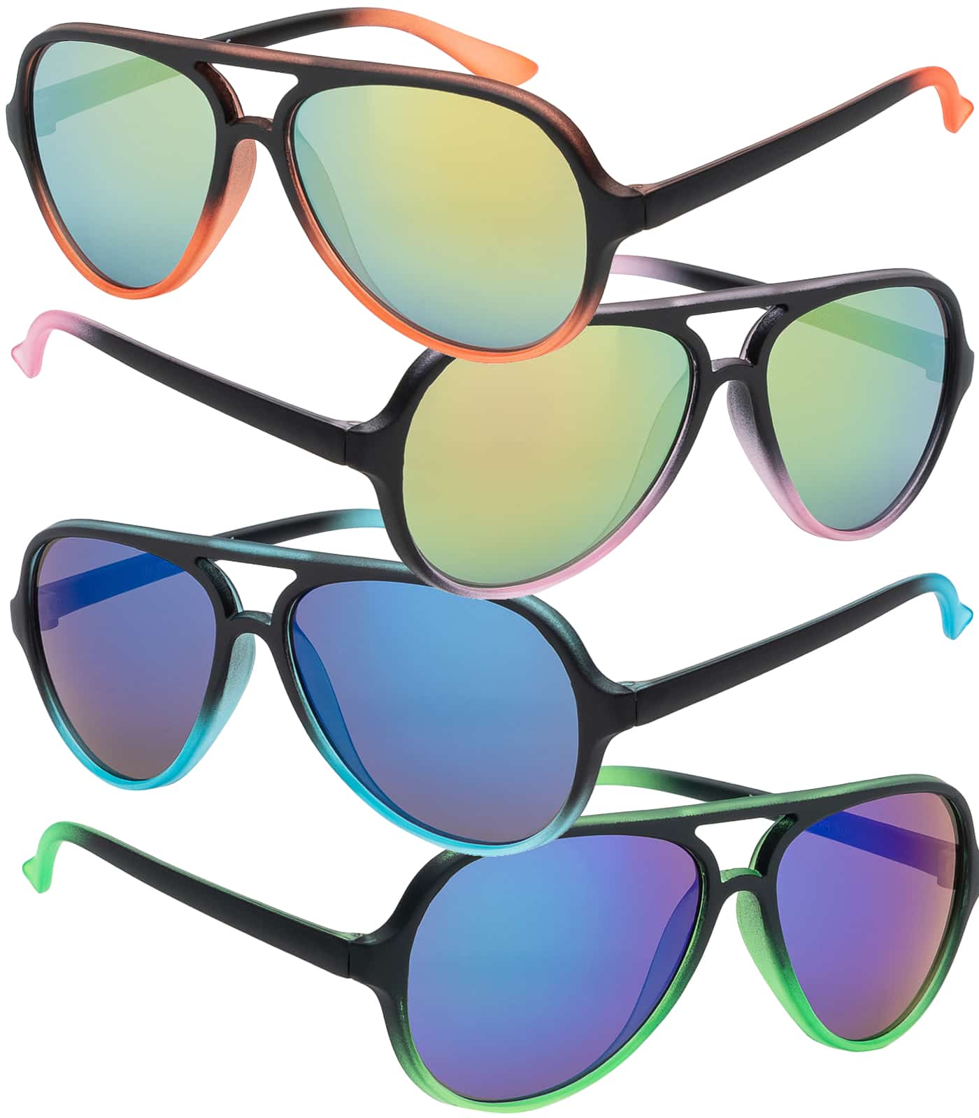 Kinder Piloten Brille verpiegelt