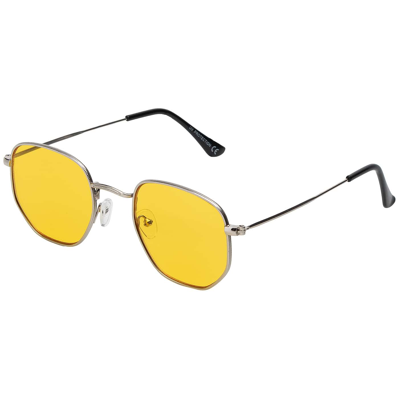 Eckige Unisex Sonnenbrille