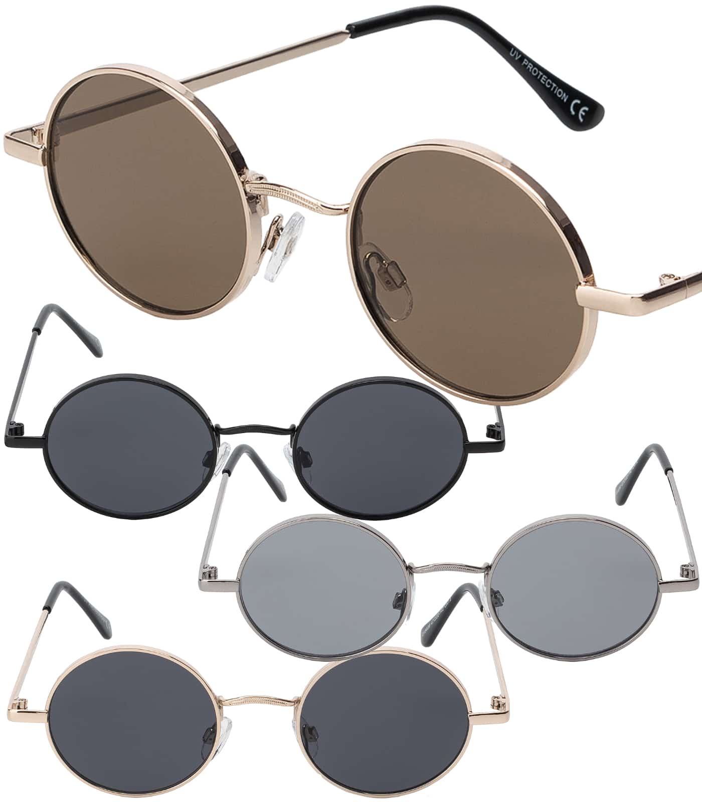Runde Herren Sonnenbrille