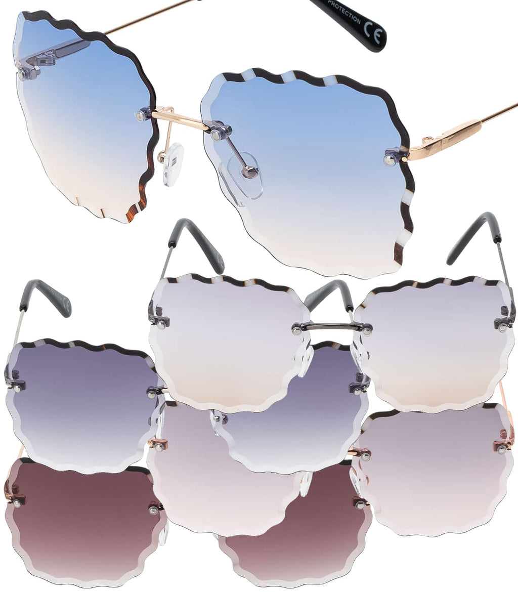 Eckige Damen Sonnenbrille