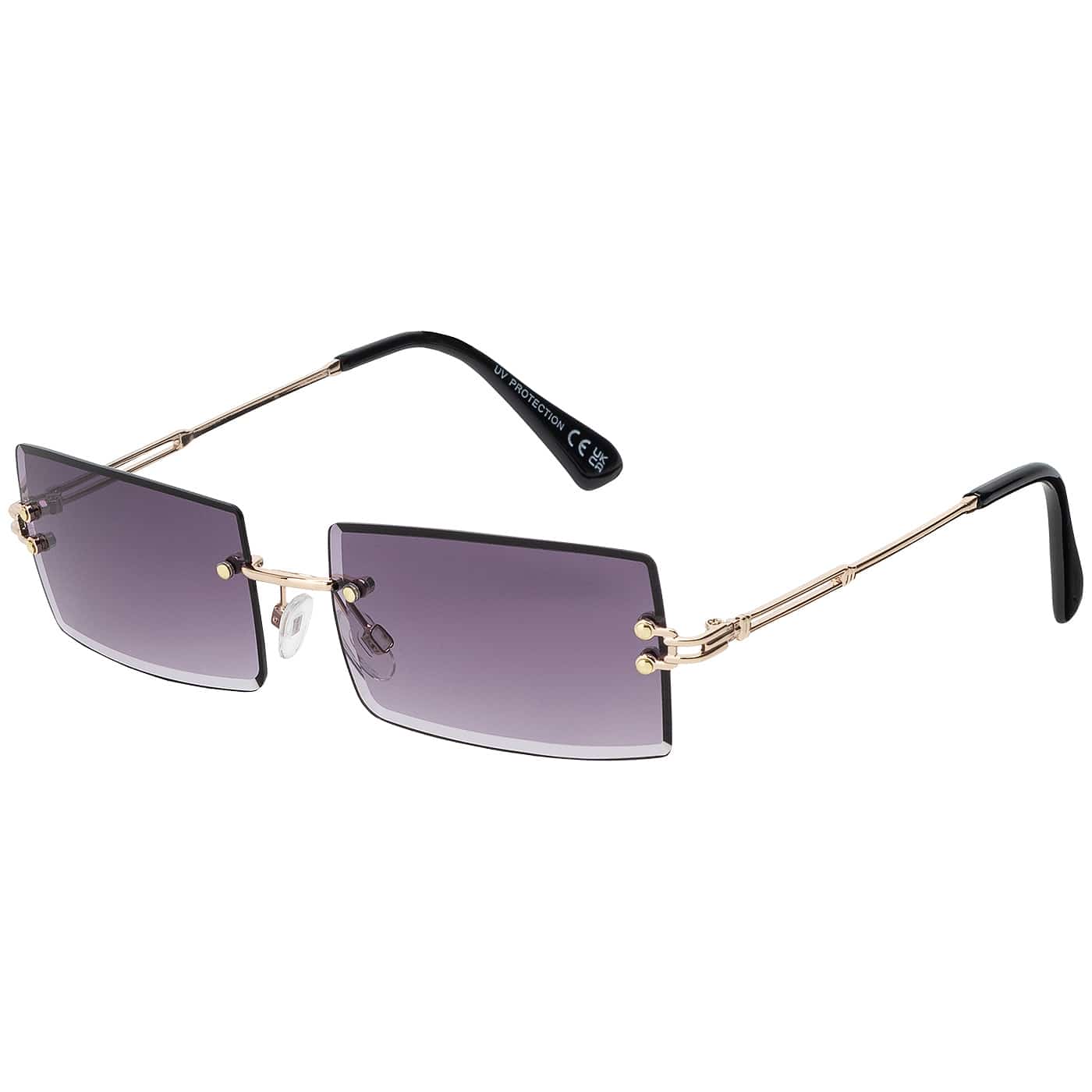 Moderne Unisex Sonnenbrille Rechteckig
