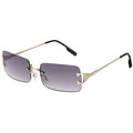 Unisex Rechteckige Sonnenbrille