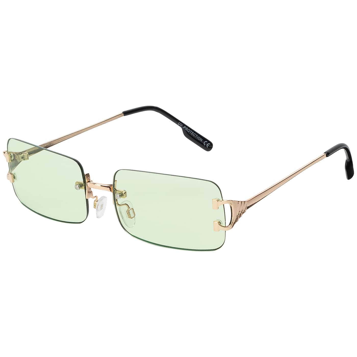 Unisex Rechteckige Sonnenbrille