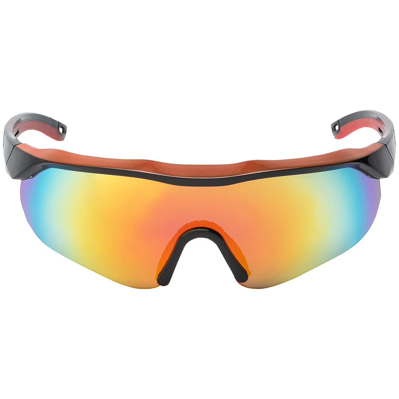 Sportliche Halbrand Sonnenbrille