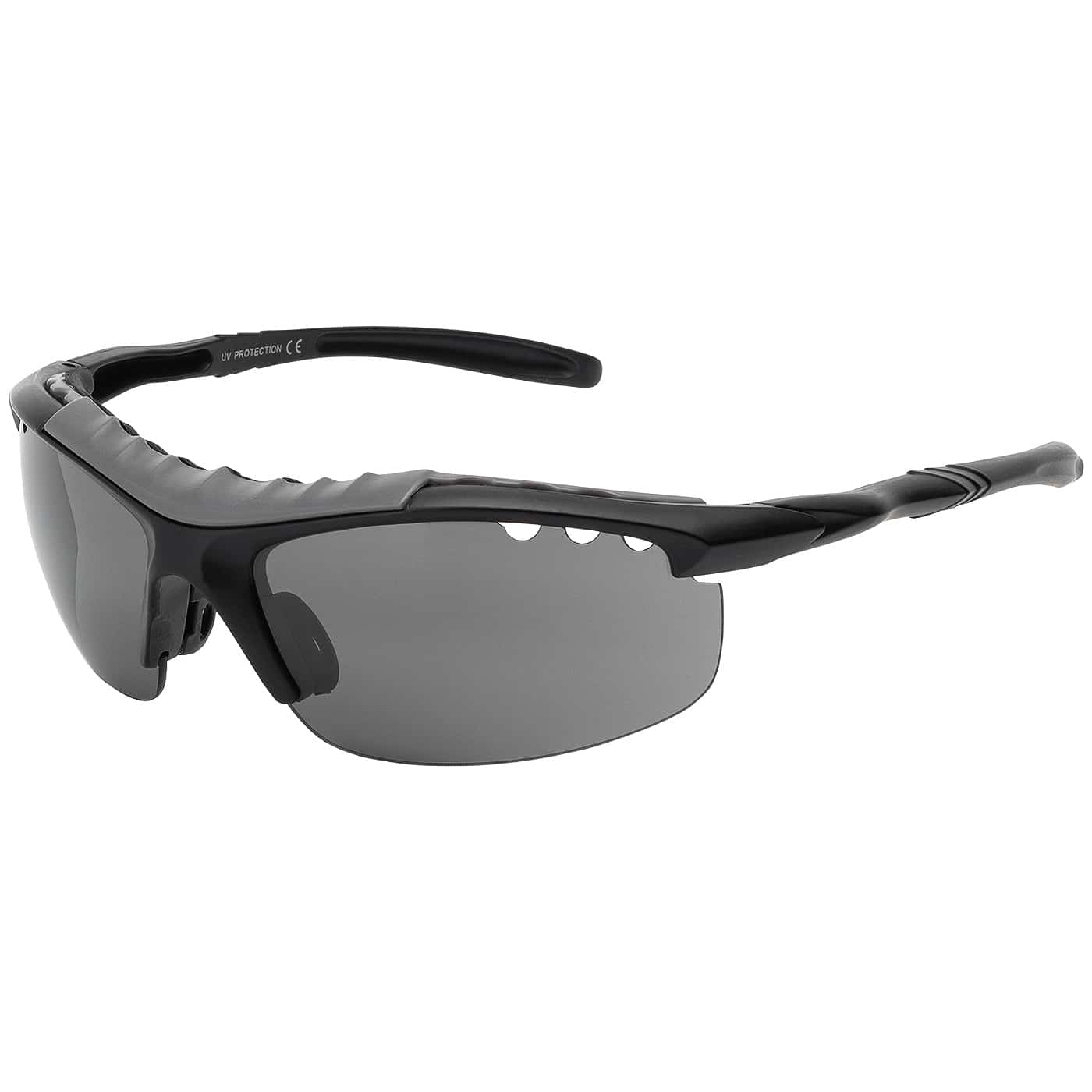 Sportliche Halbrahmen Biker Sonnenbrille