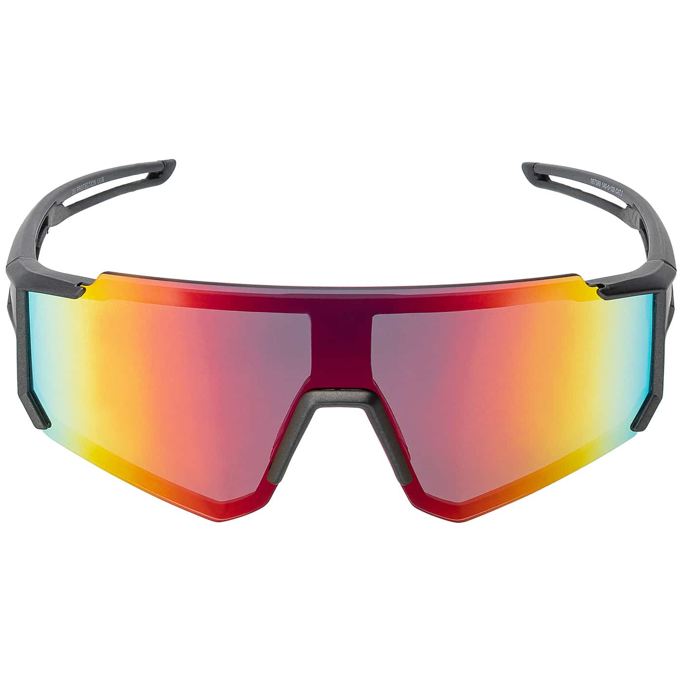 Vollrand Visier Sport Sonnenbrille Verspiegelt