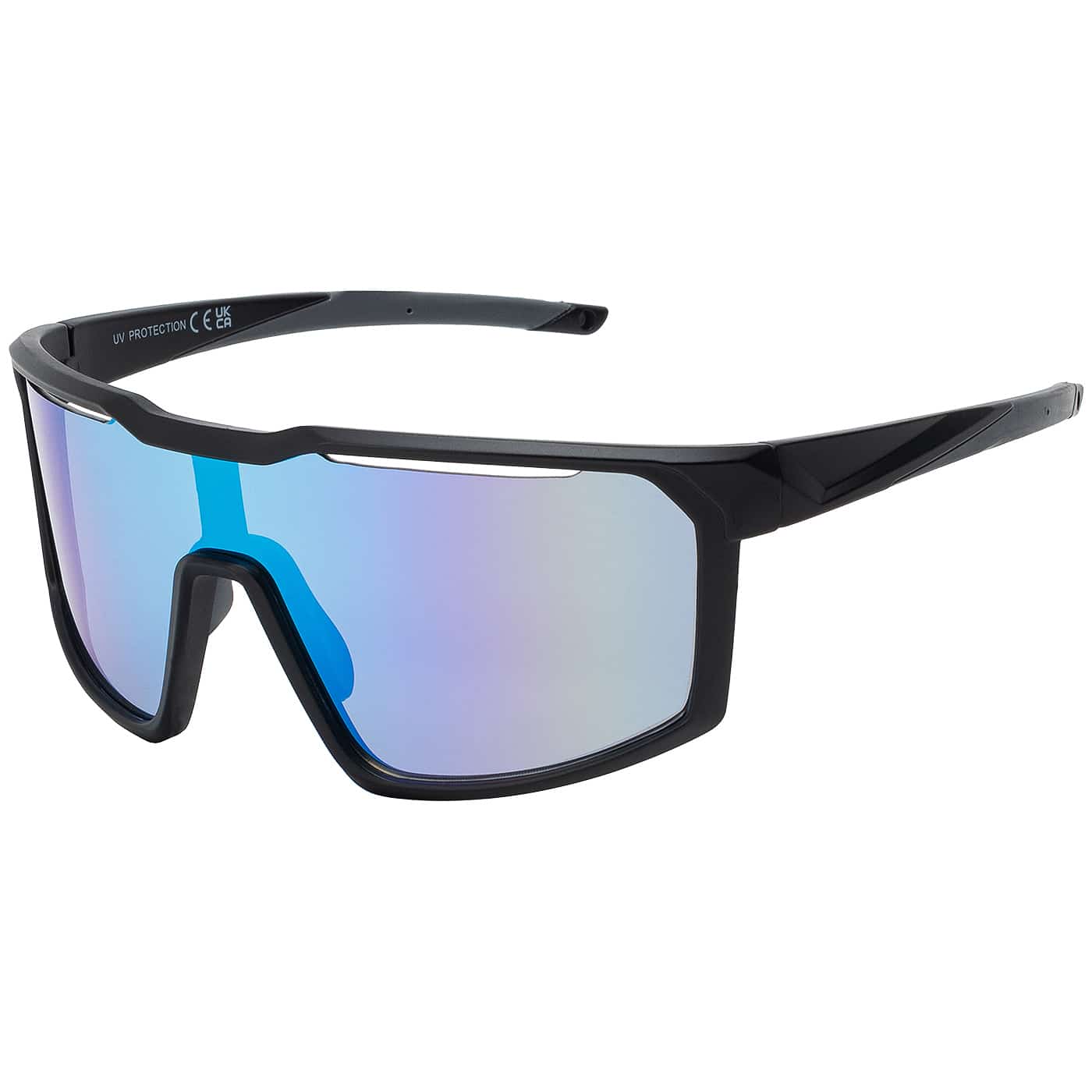 Vollrand Sport Sonnenbrille Verspiegelt