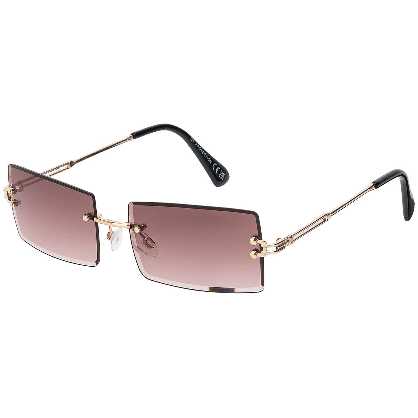 Moderne Unisex Sonnenbrille Rechteckig