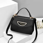 Umhängetasche in Lederoptik Schwarz – Damen Handtaschen 2