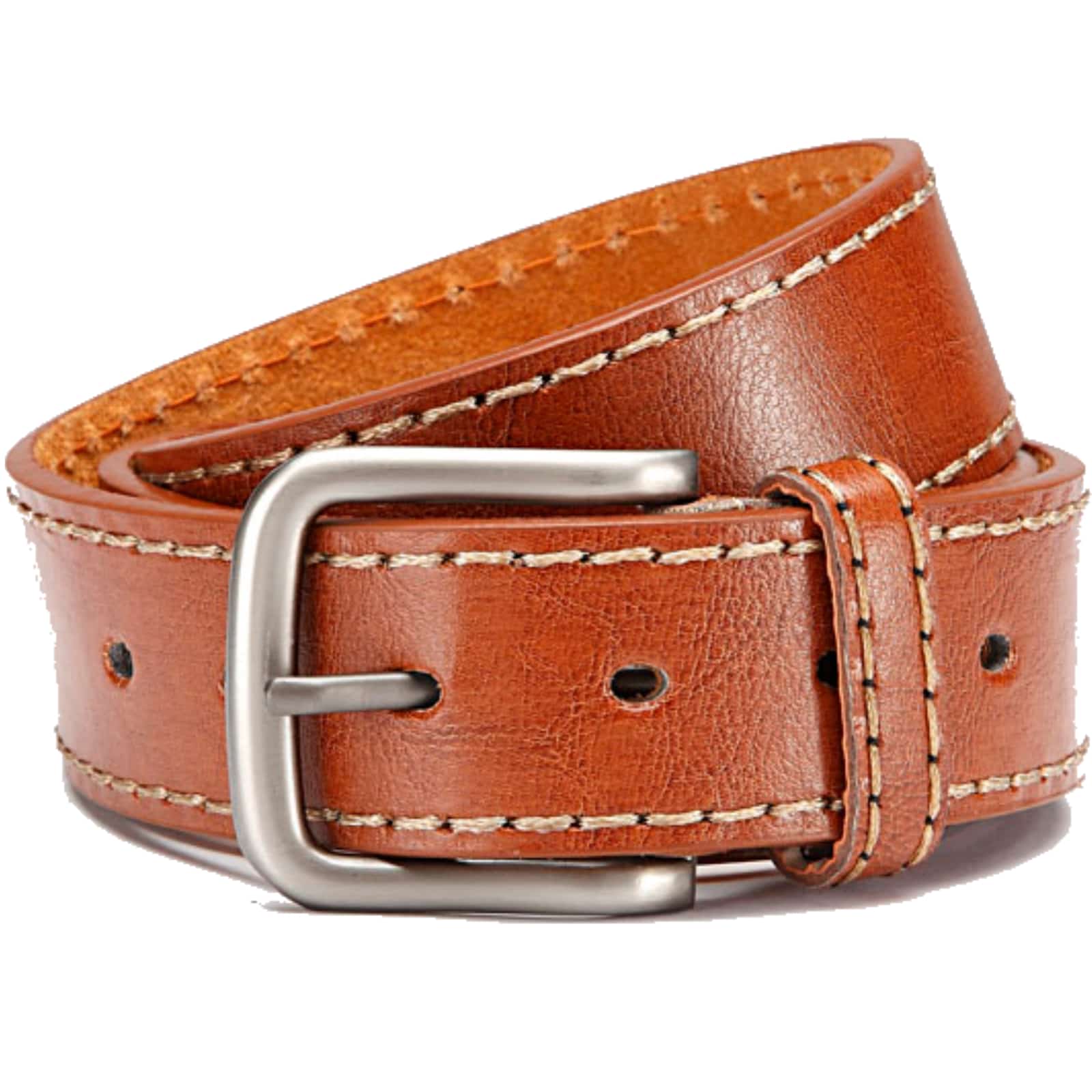 Eleganter Herren Designer Gürtel mit Außennaht
