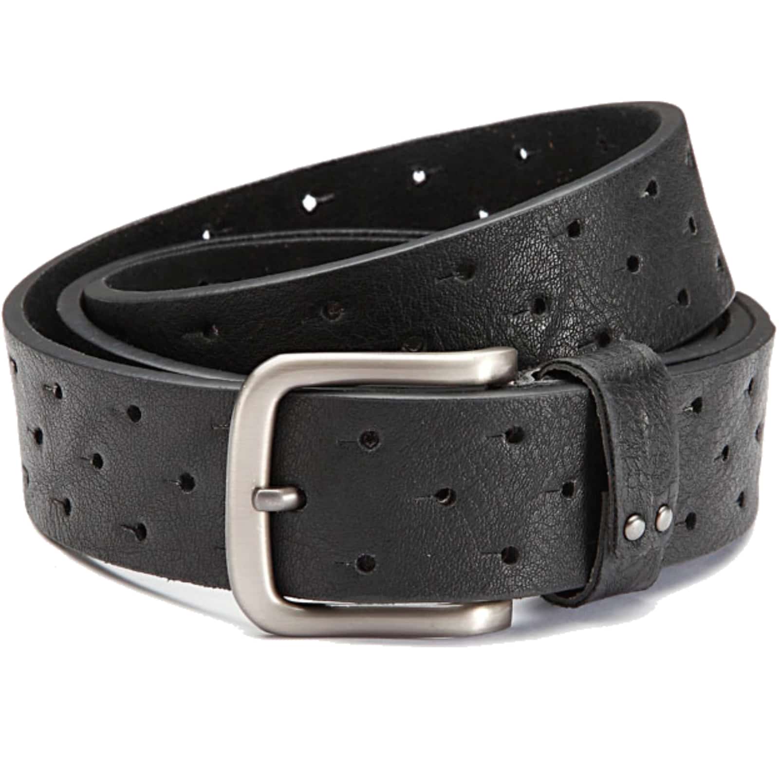 Ceinture élégante pour homme, de marque, avec perforations