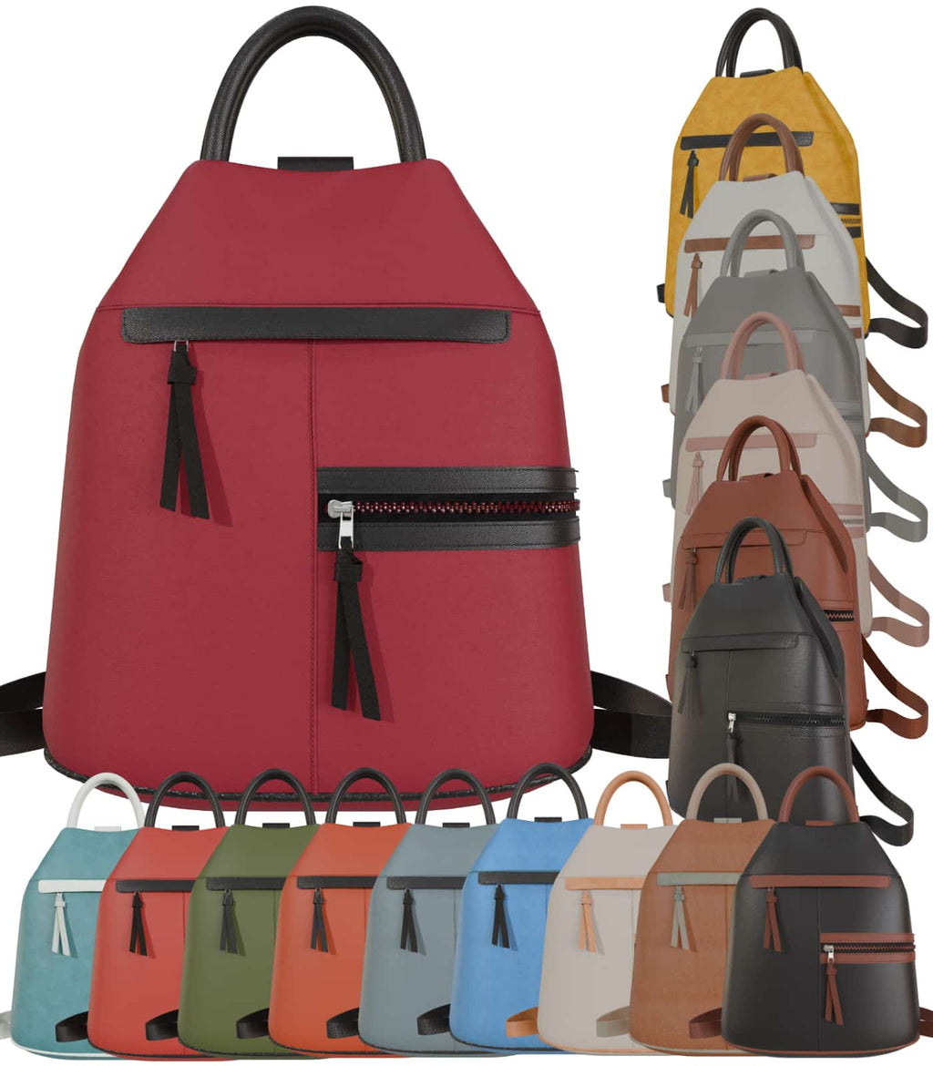 Stilvoller Damen Rucksack Veganes Leder für jeden Anlass