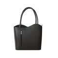 Damen Leder Handtasche – Auch als Rucksack tragbar, elegant & vielseitig