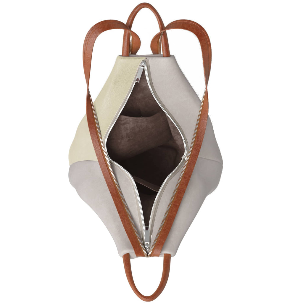 Damen Rucksack Vegan Zweifarbig und Stylisch