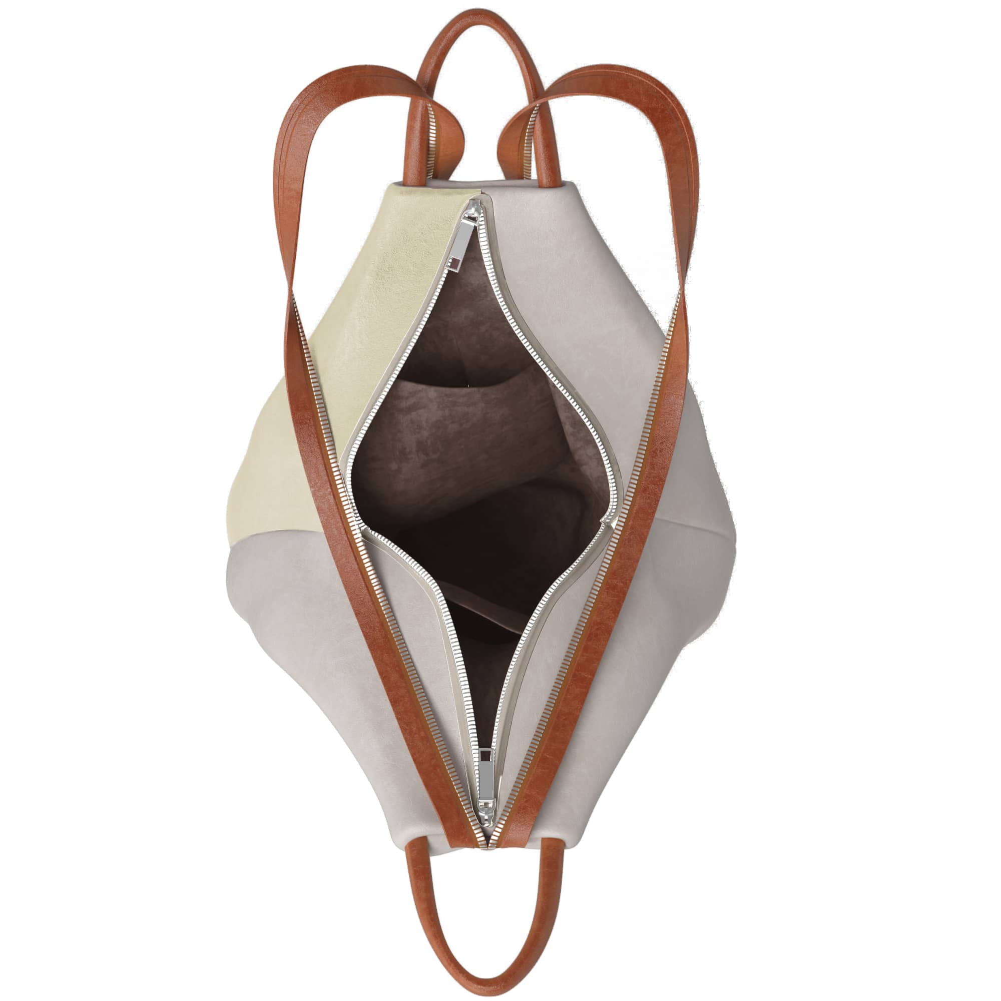 Damen Rucksack Vegan Zweifarbig und Stylisch
