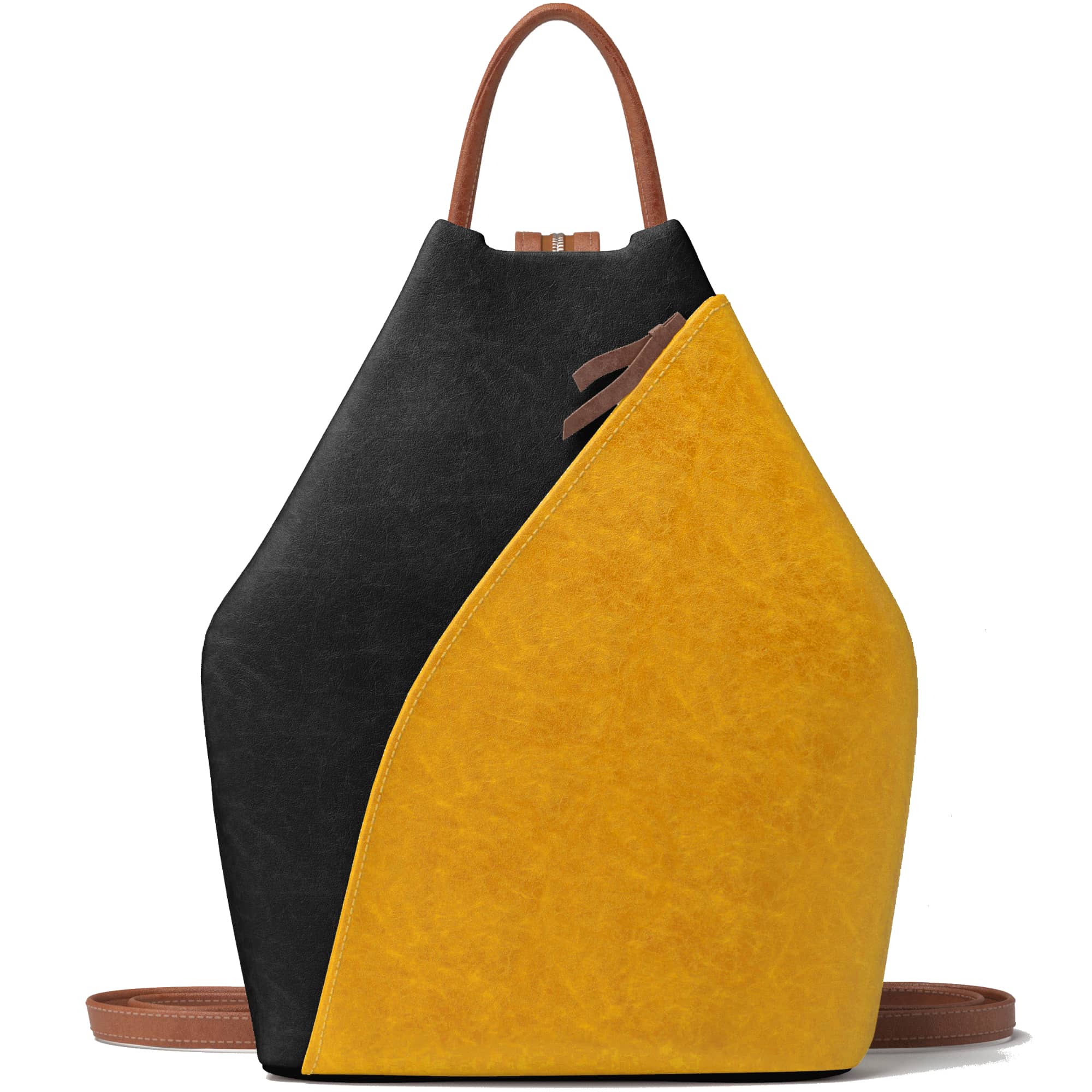 Damen Rucksack Vegan Zweifarbig und Stylisch