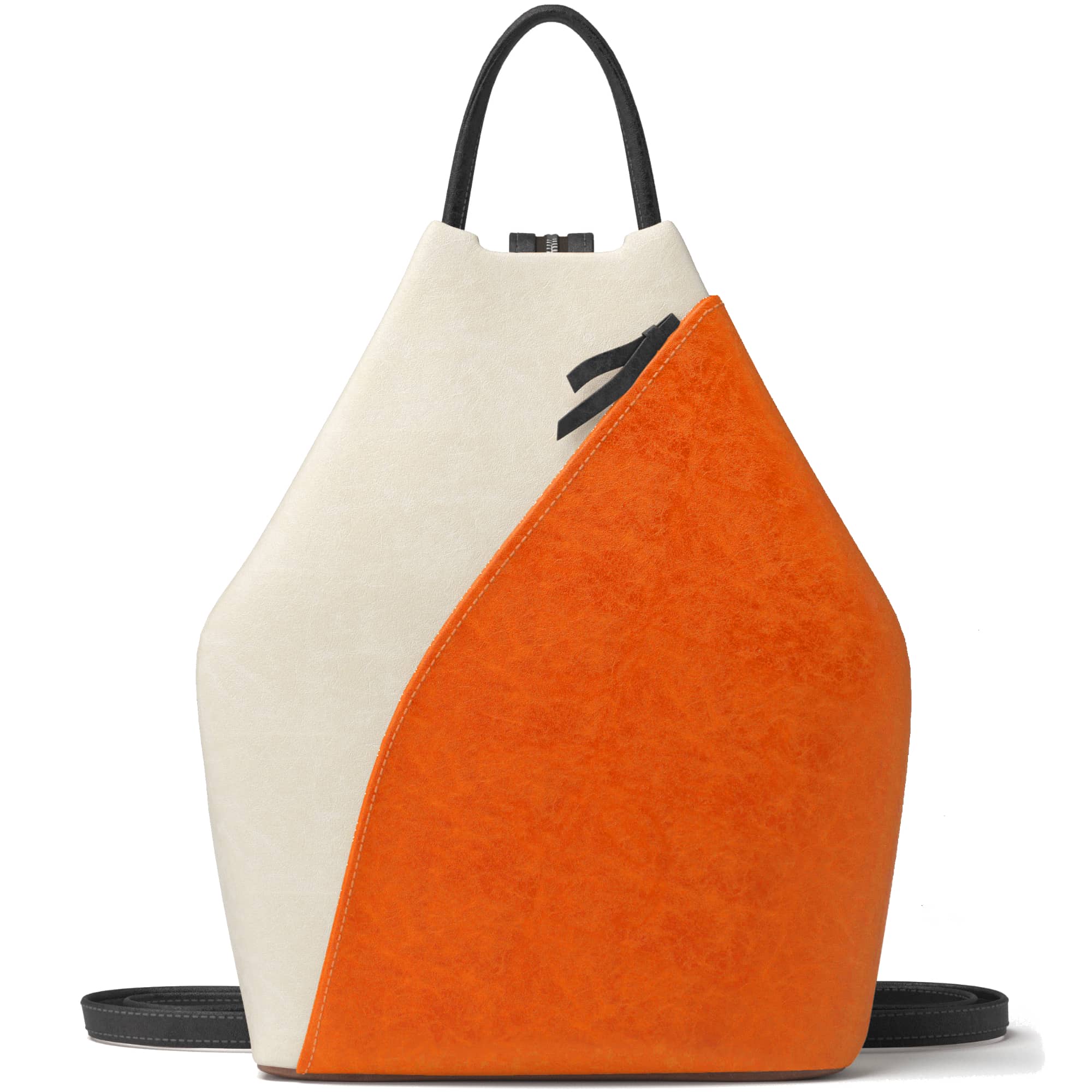 Damen Rucksack Vegan Zweifarbig und Stylisch