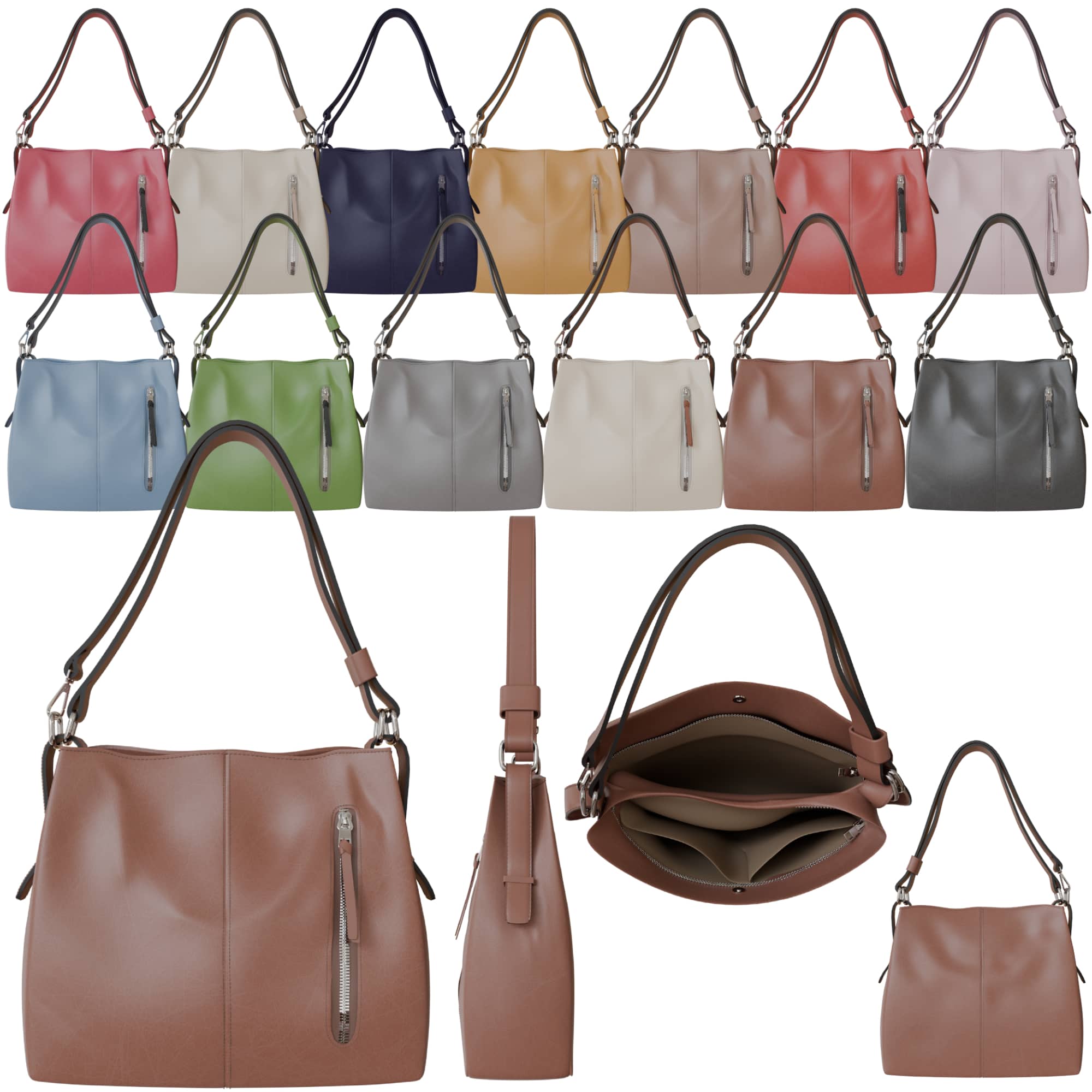 Damen Handtasche Vegan Praktisch und Kompakt