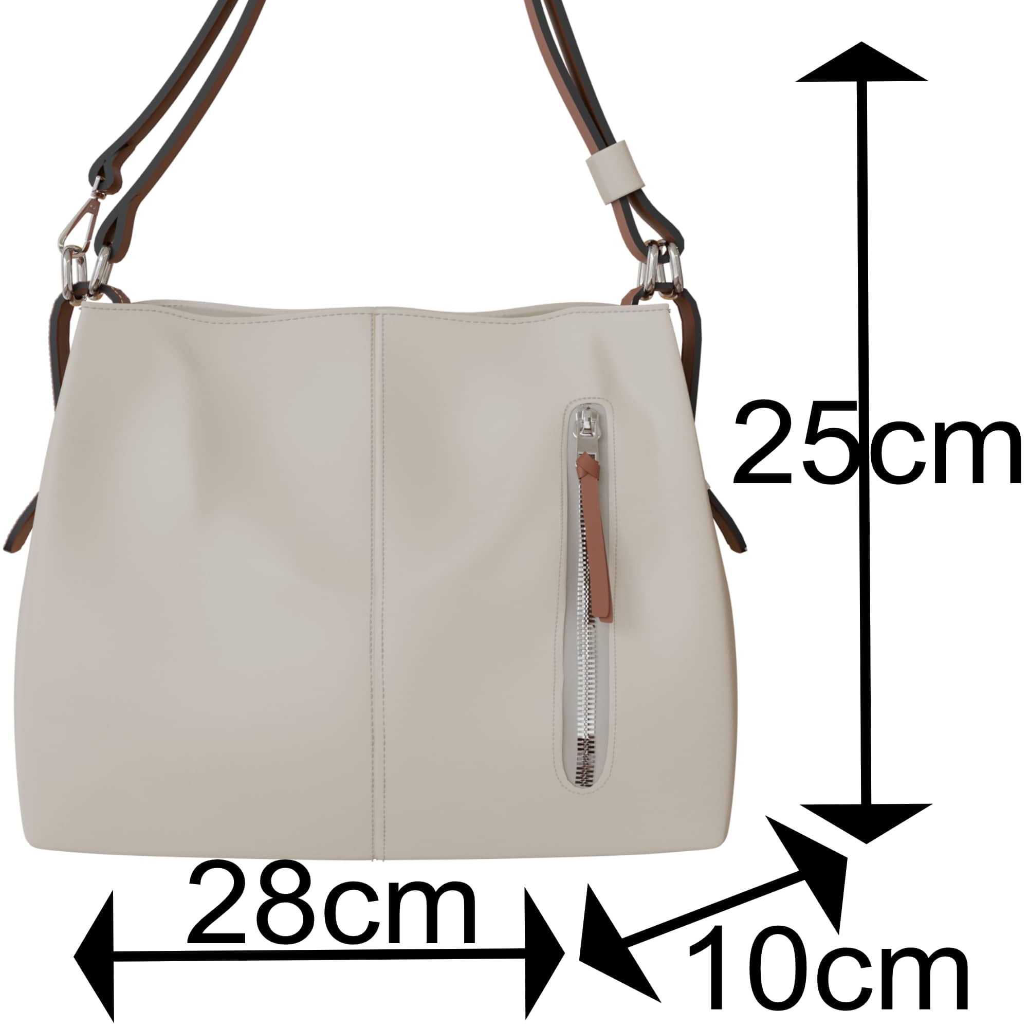Beige/Brown