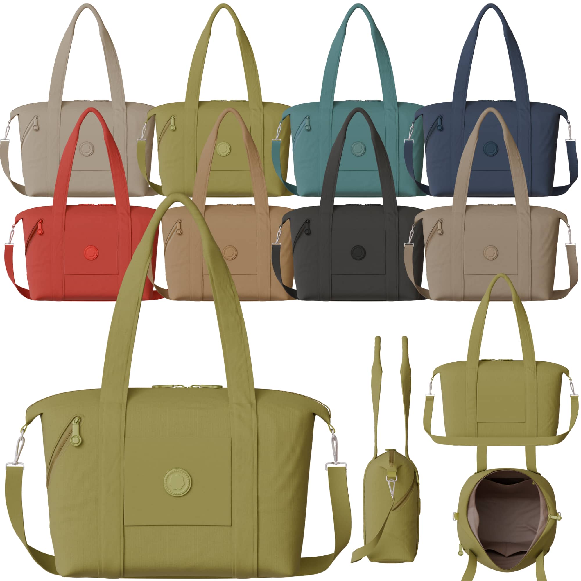 Vegan Damen Handtasche mit Umhängefunktion – Groß, Stilvoll und Praktisch