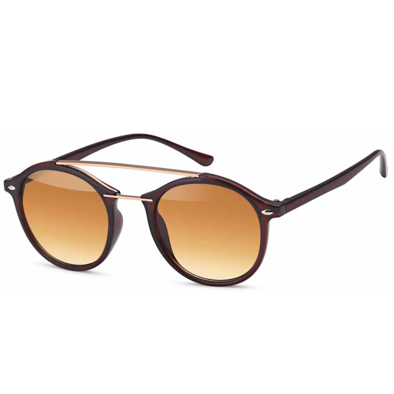 Damen Herren Deppelsteg Designer Sonnenbrille