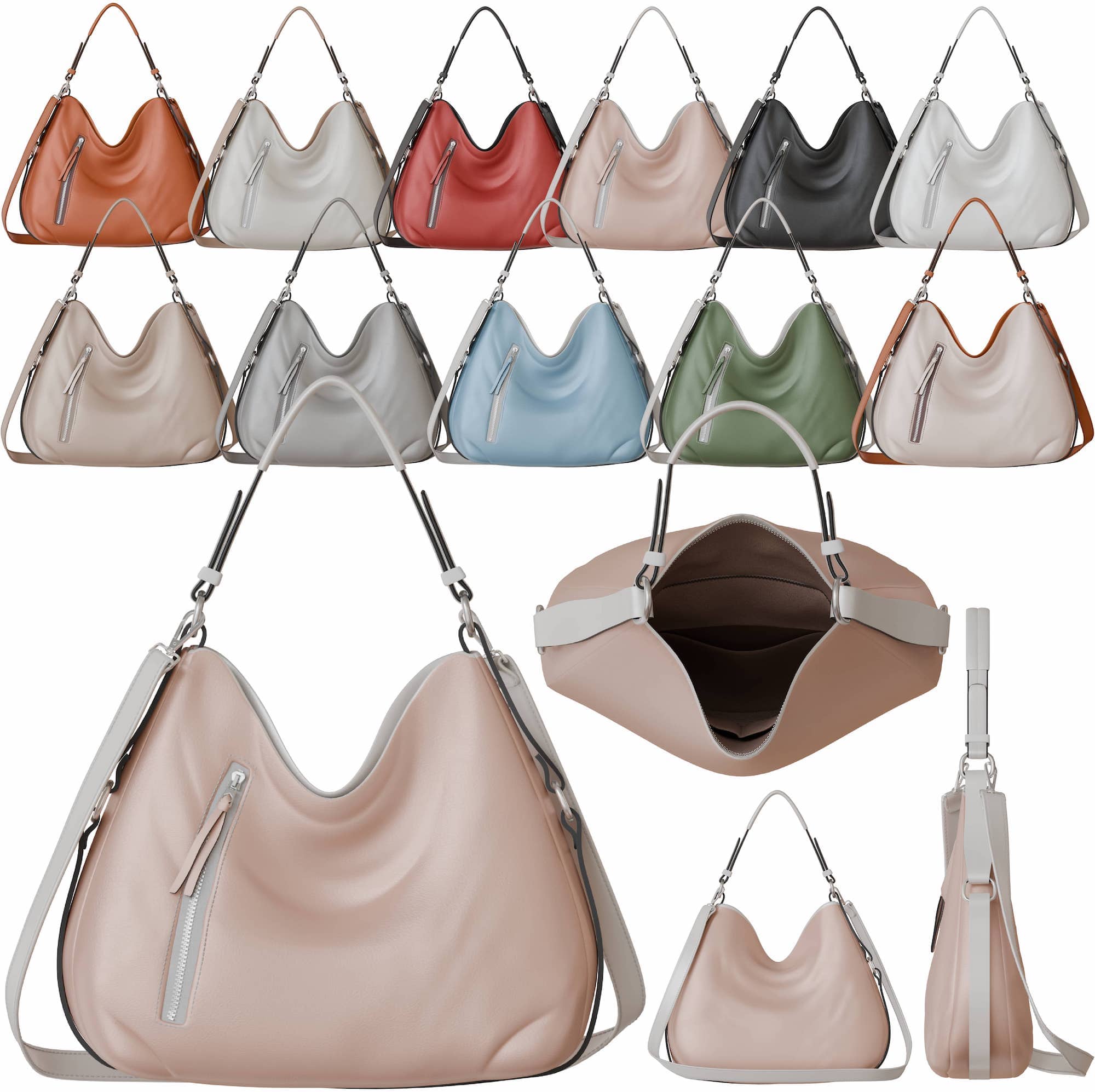 Damen Handtasche mit Umhängefunktion – Vegan und Stilvoll