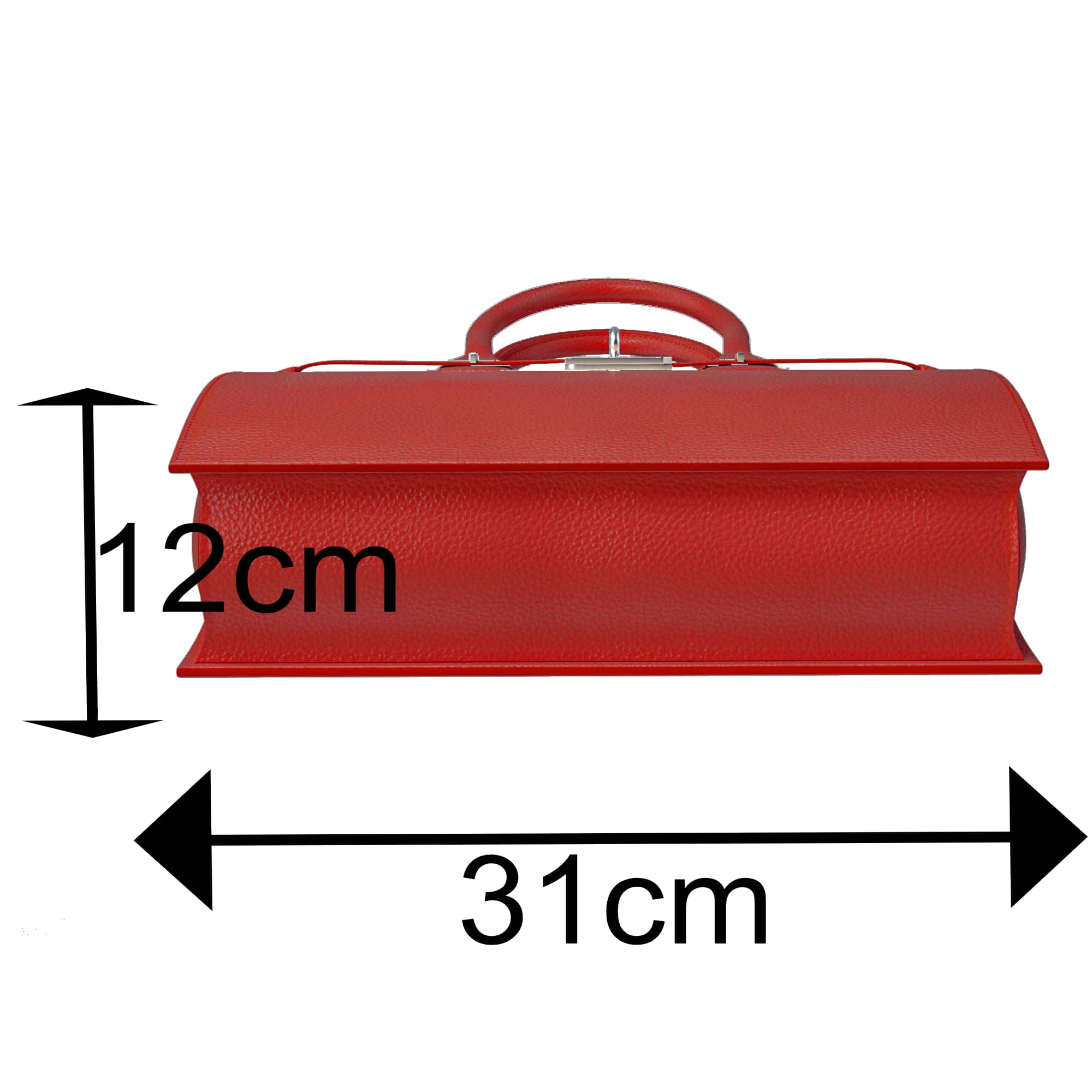 Damen Handtasche Echtleder – aus Italien  kompakt & elegant