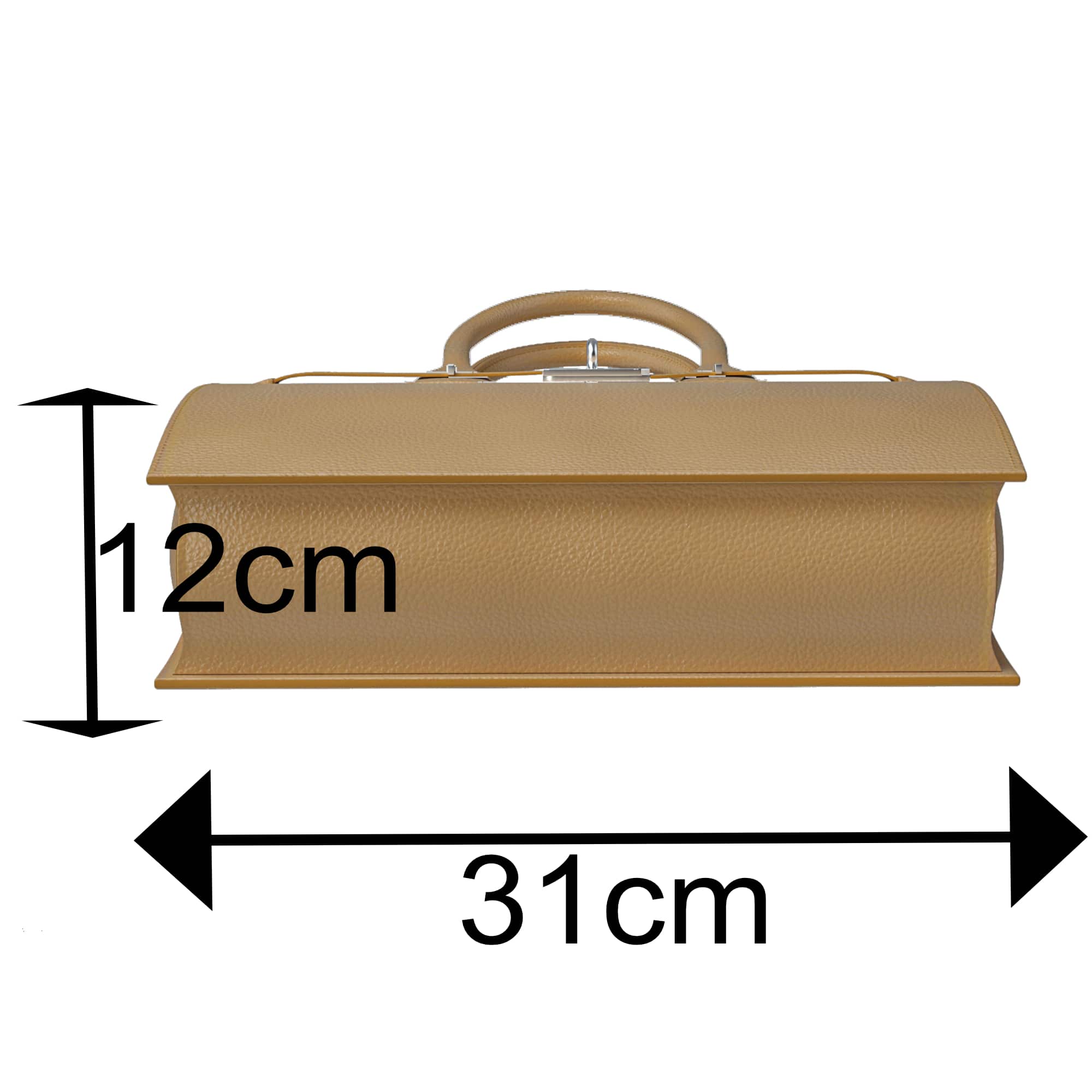 Damen Handtasche Echtleder – aus Italien  kompakt & elegant