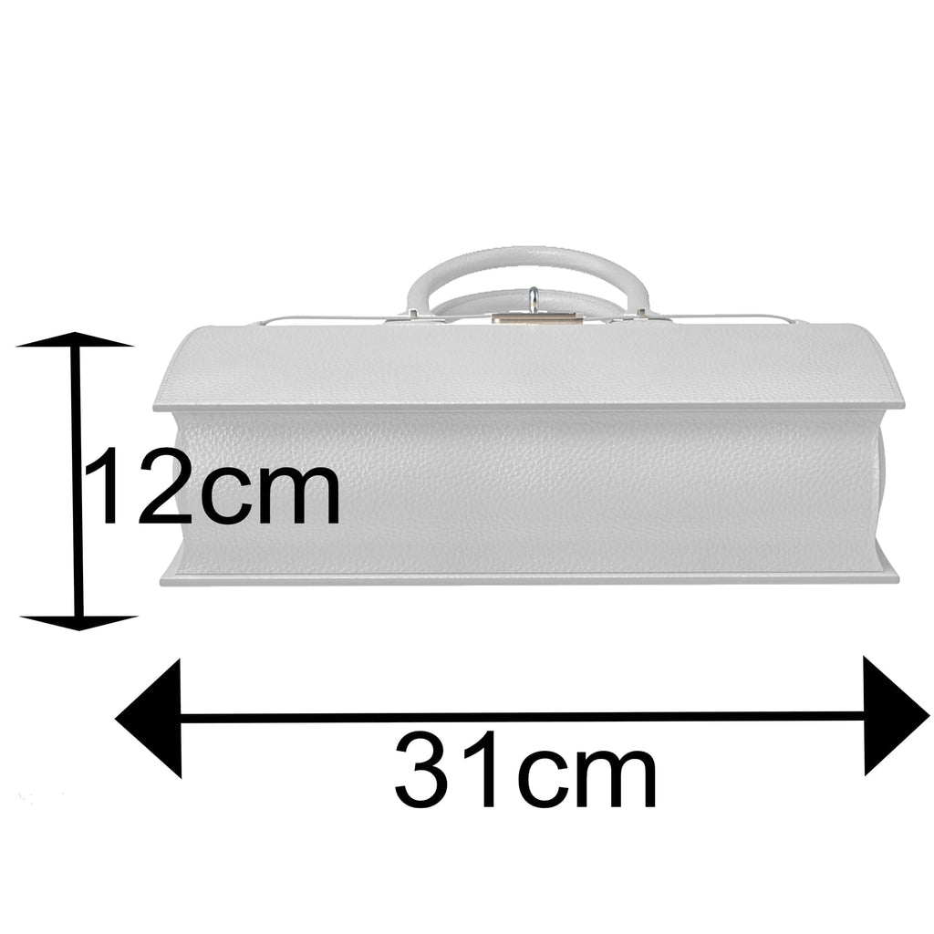 Damen Handtasche Echtleder – aus Italien  kompakt & elegant