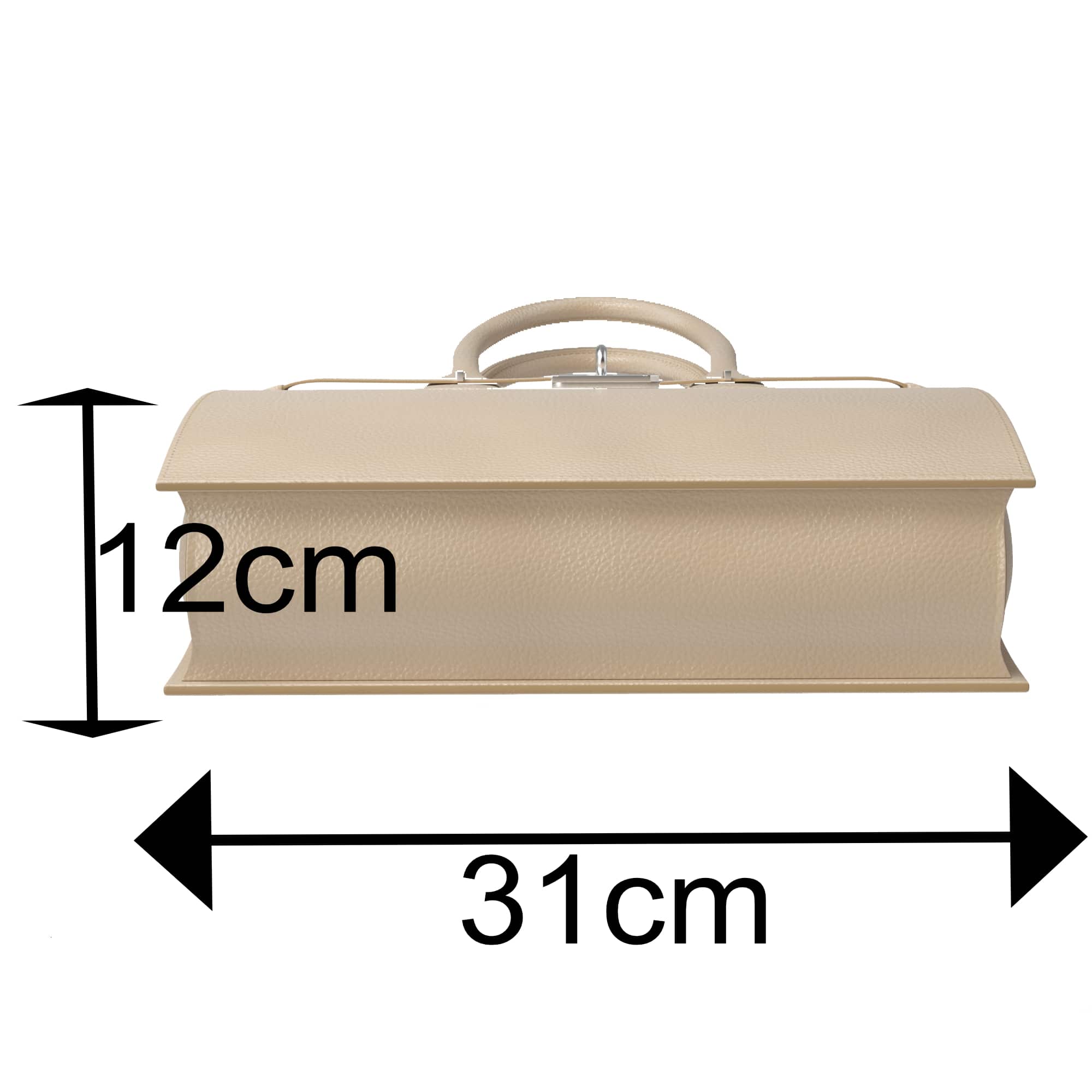 Damen Handtasche Echtleder – aus Italien  kompakt & elegant