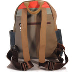 Damen Leder Rucksack im Patchwork-Design – Damen Rucksäcke 4